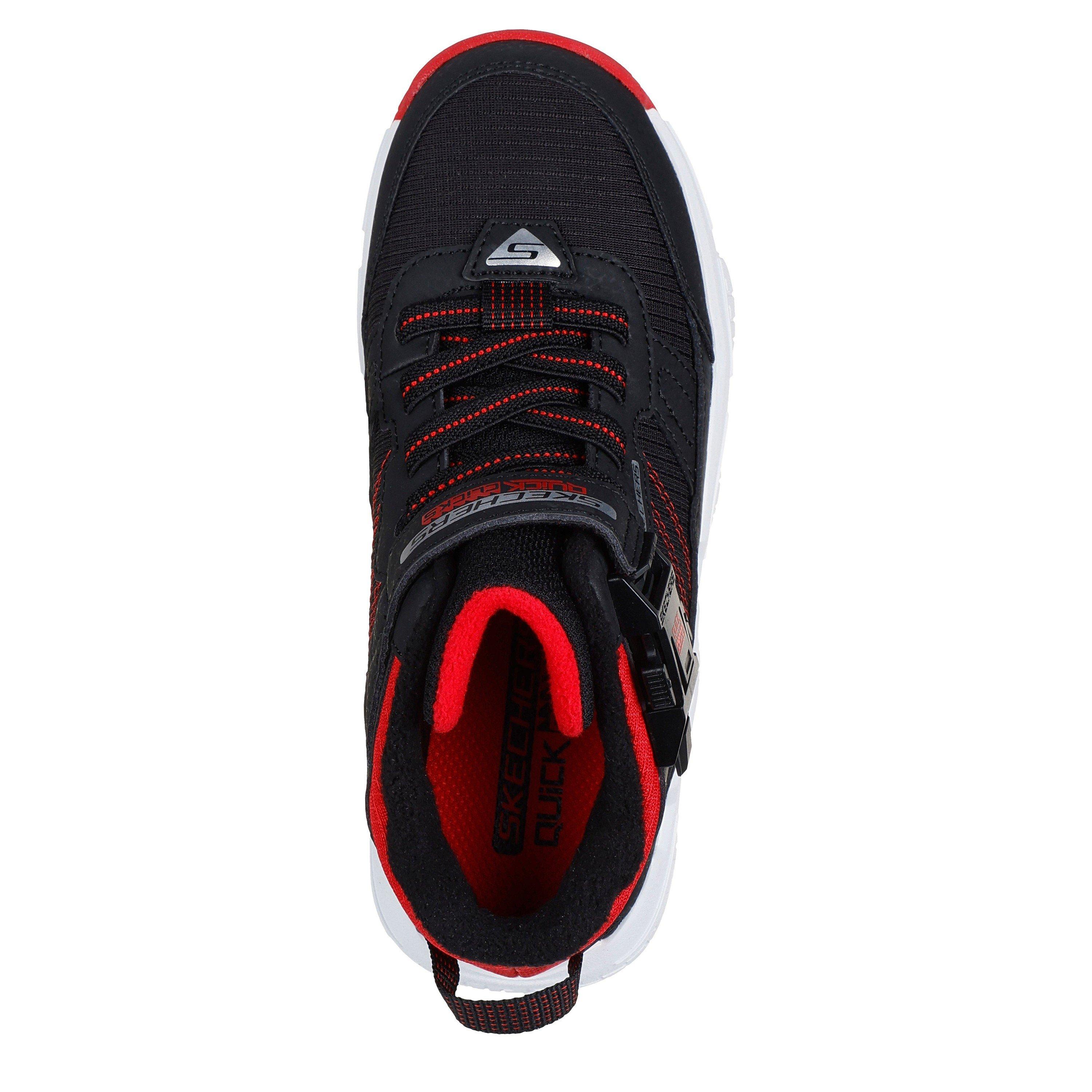 Black/Red - Skechers - Unisex Kids' Lunnix Slip On Trainers - 4