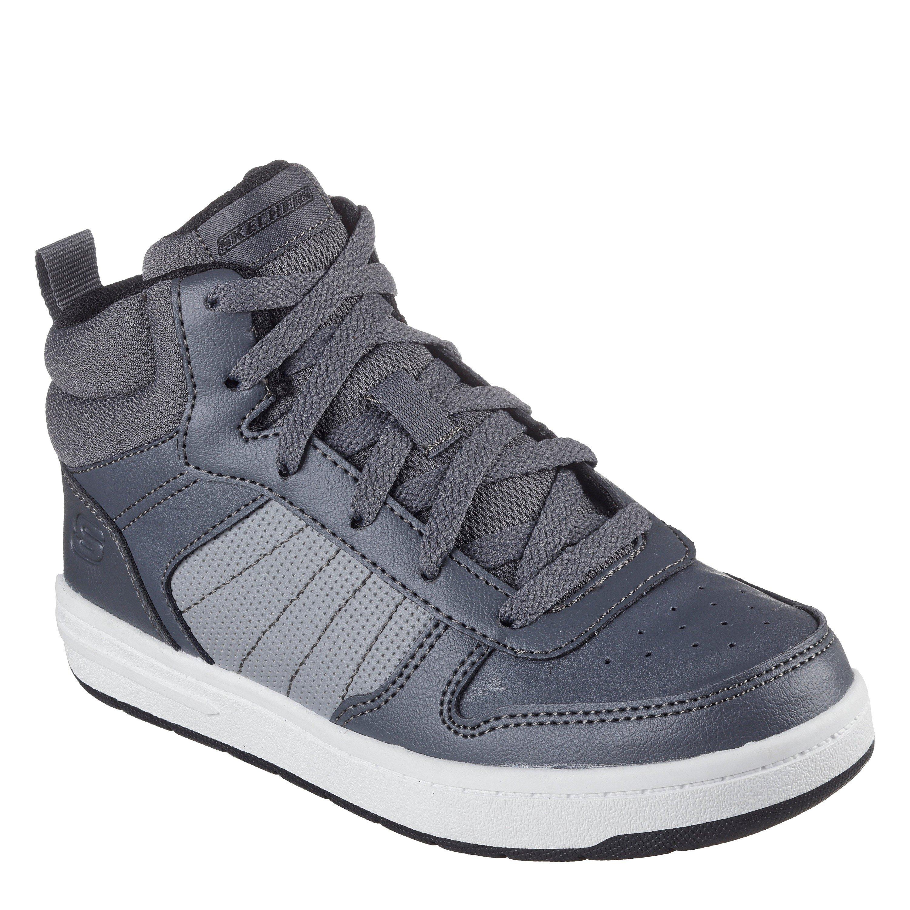 Grau - Skechers - Unisex Kids' High-Top Trainers - 3