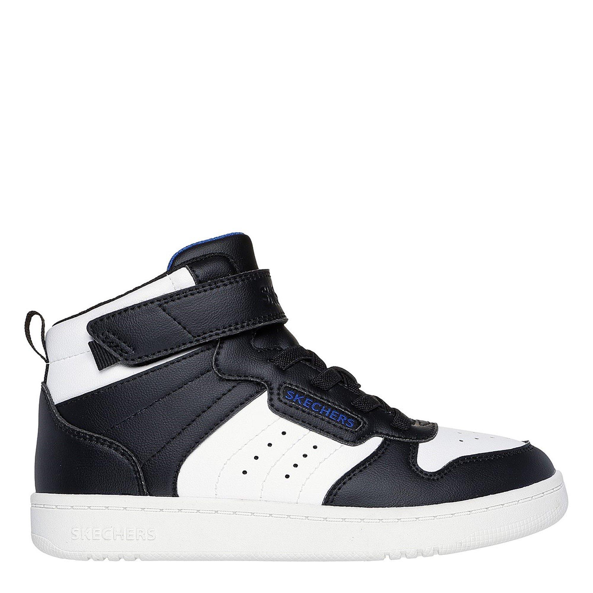 Black/White - Skechers - High Top Gore & Strap Sneaker W Qtr High-Top Trainers Unisex Kids - 3