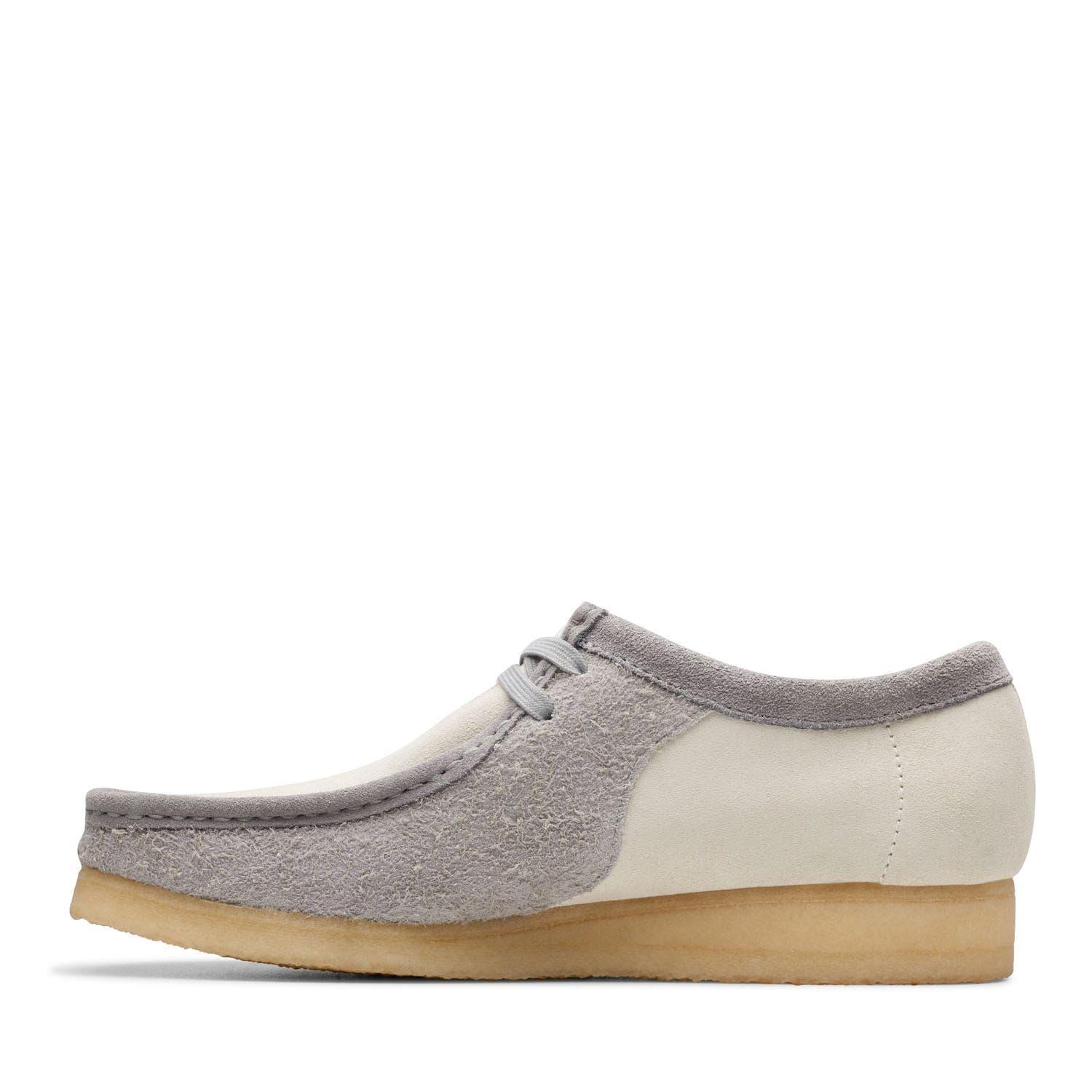Grey - Clarks Originals - Wallabee Shoes - 2