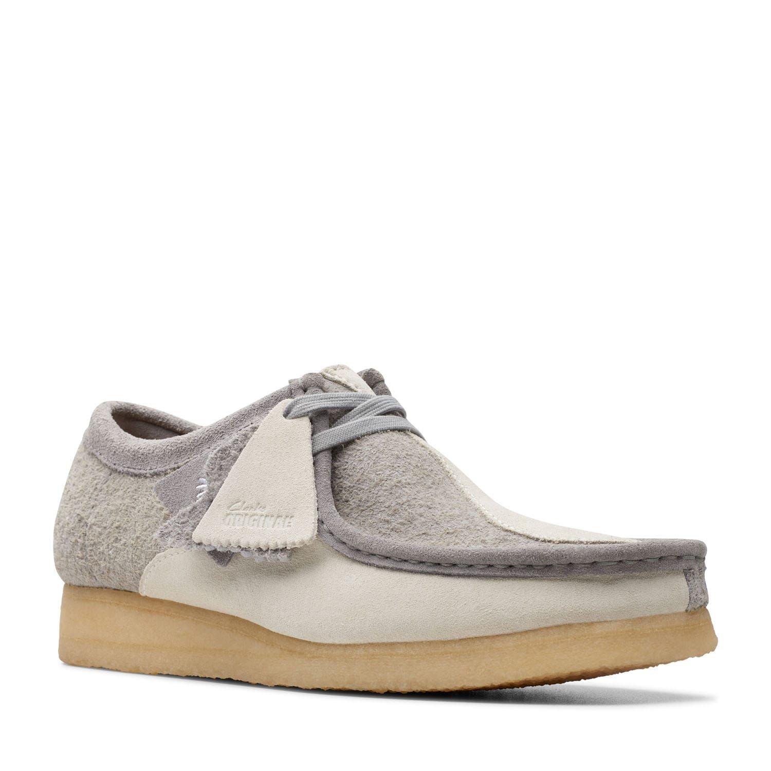 Grey - Clarks Originals - Wallabee Shoes - 7