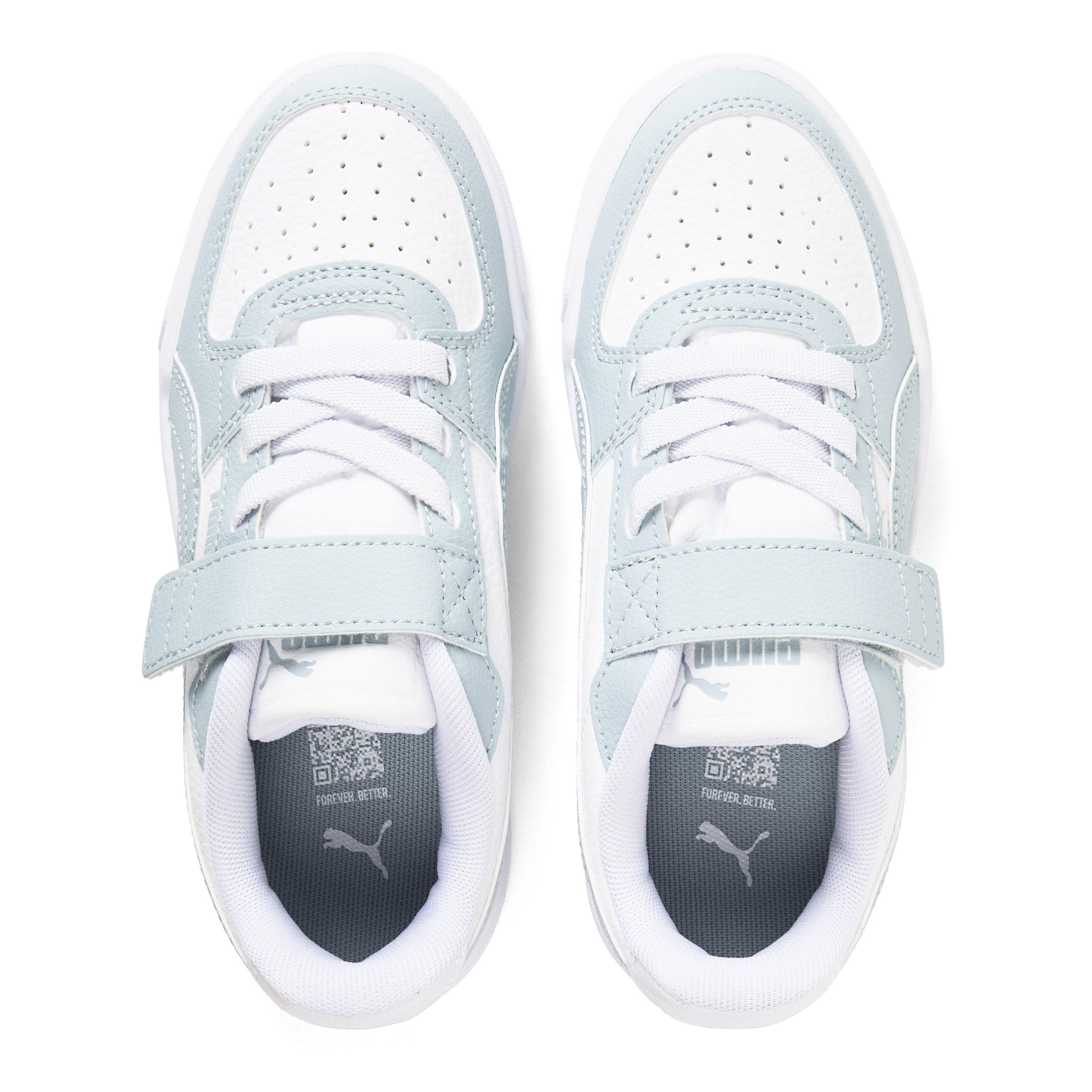 White/Blue - Puma - Caven Kids Trainers - 4