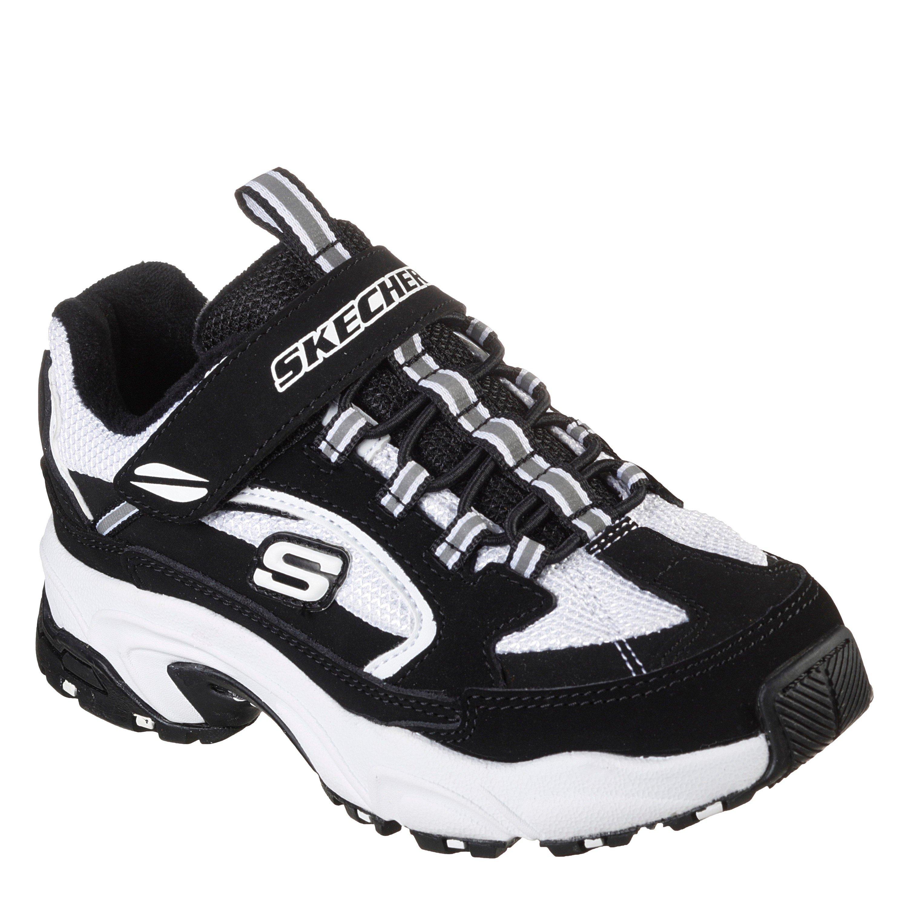 Skechers  Kids Kids' Classic Low-Top Trainers - Black/White - C11 (28.5)