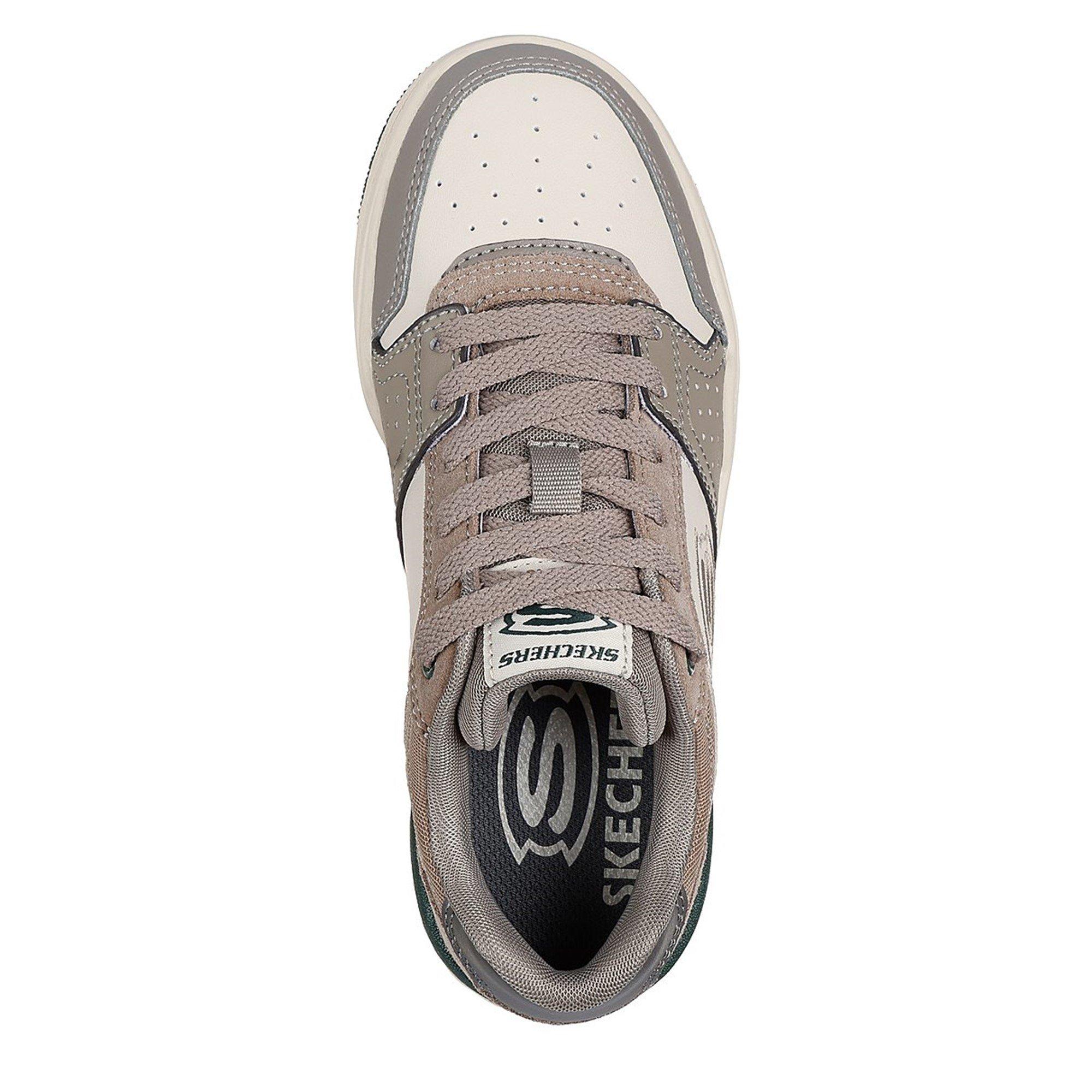 Taupe - Skechers - Lace Up Sneaker W Durable Rubber Ou Low-Top Trainers Unisex Kids - 5