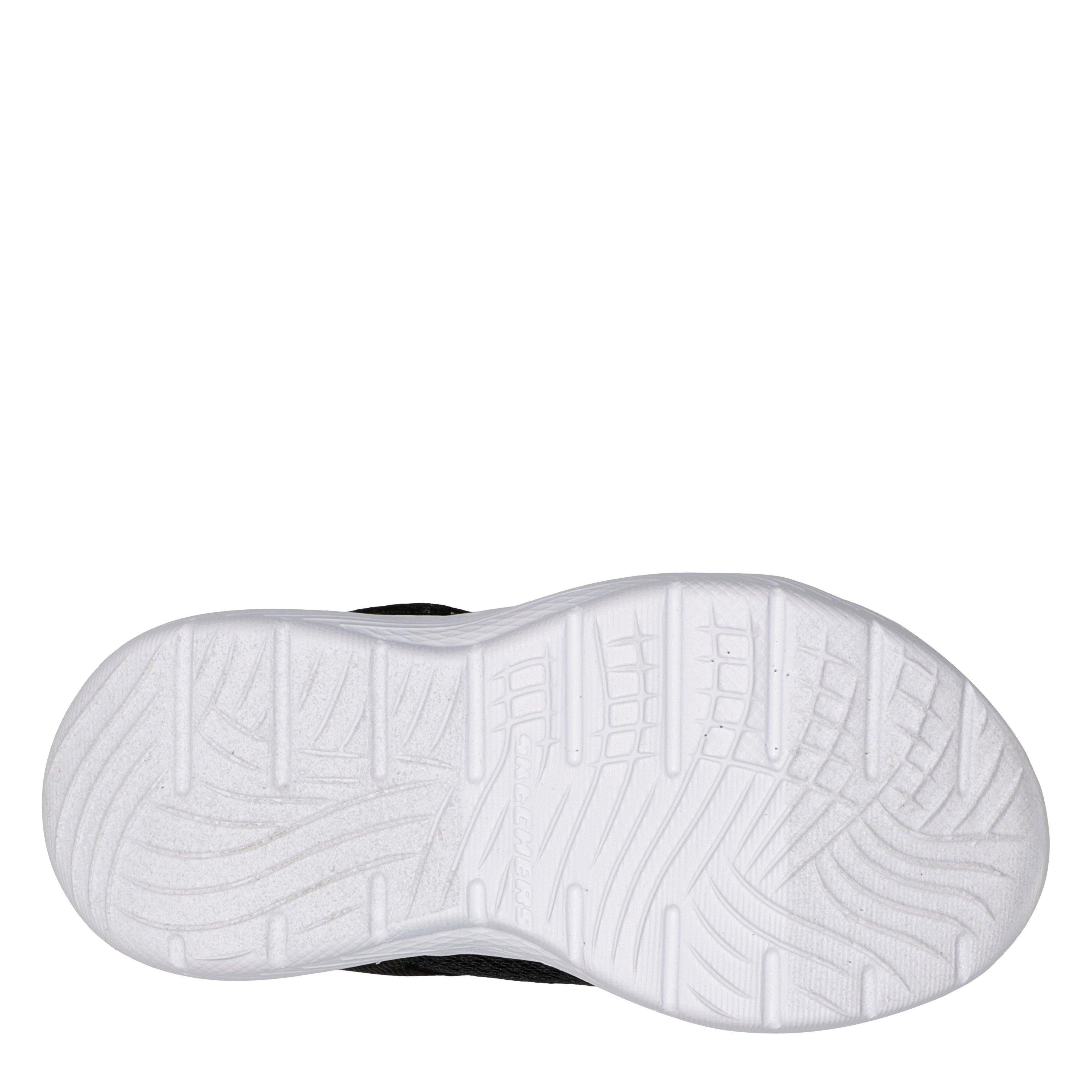 Black/Red - Skechers - Dyna-Lite Slip On Trainers Unisex Kids - 4