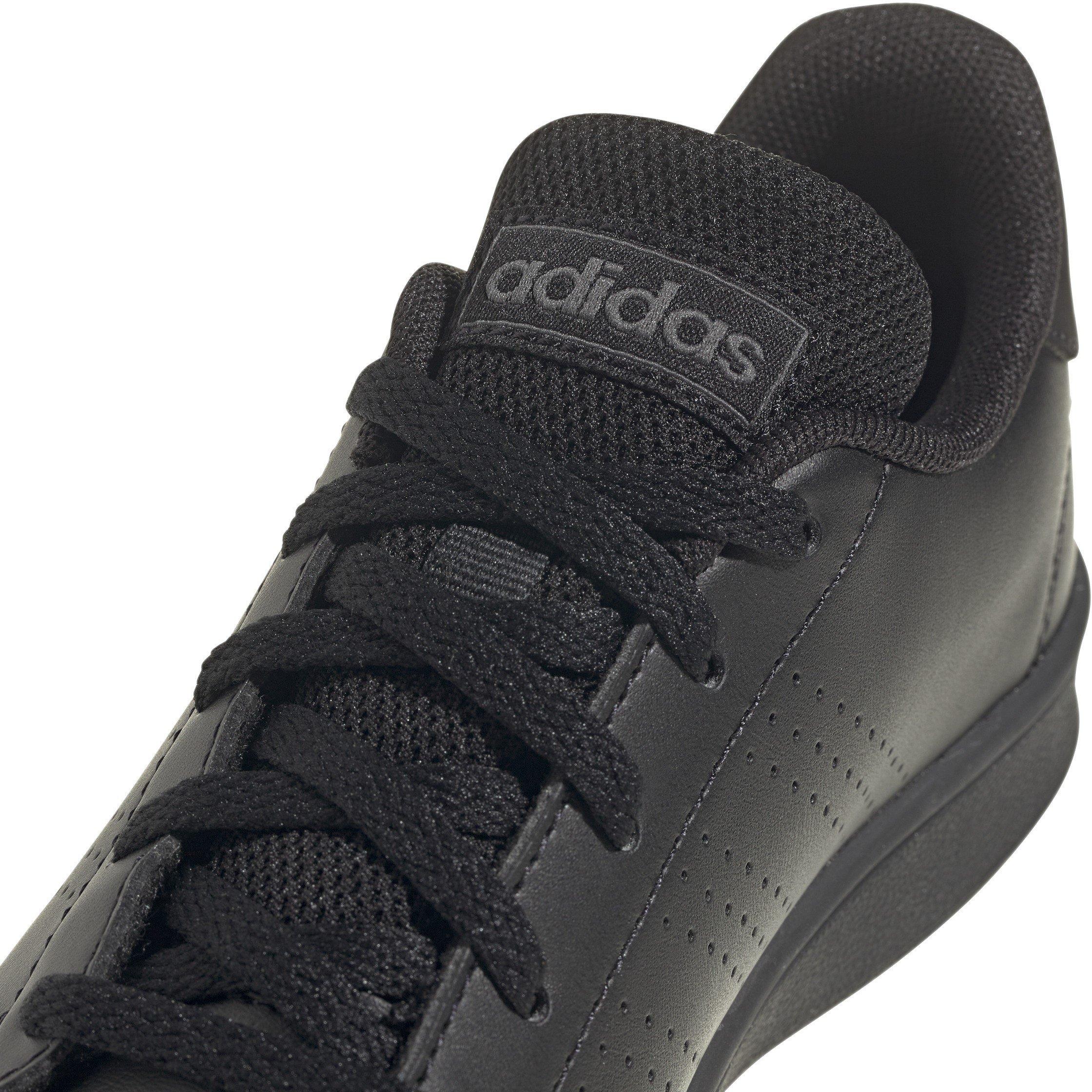 Nero/Cnero - adidas - Advantage Lace-Up Synthetic Court Trainers - 7