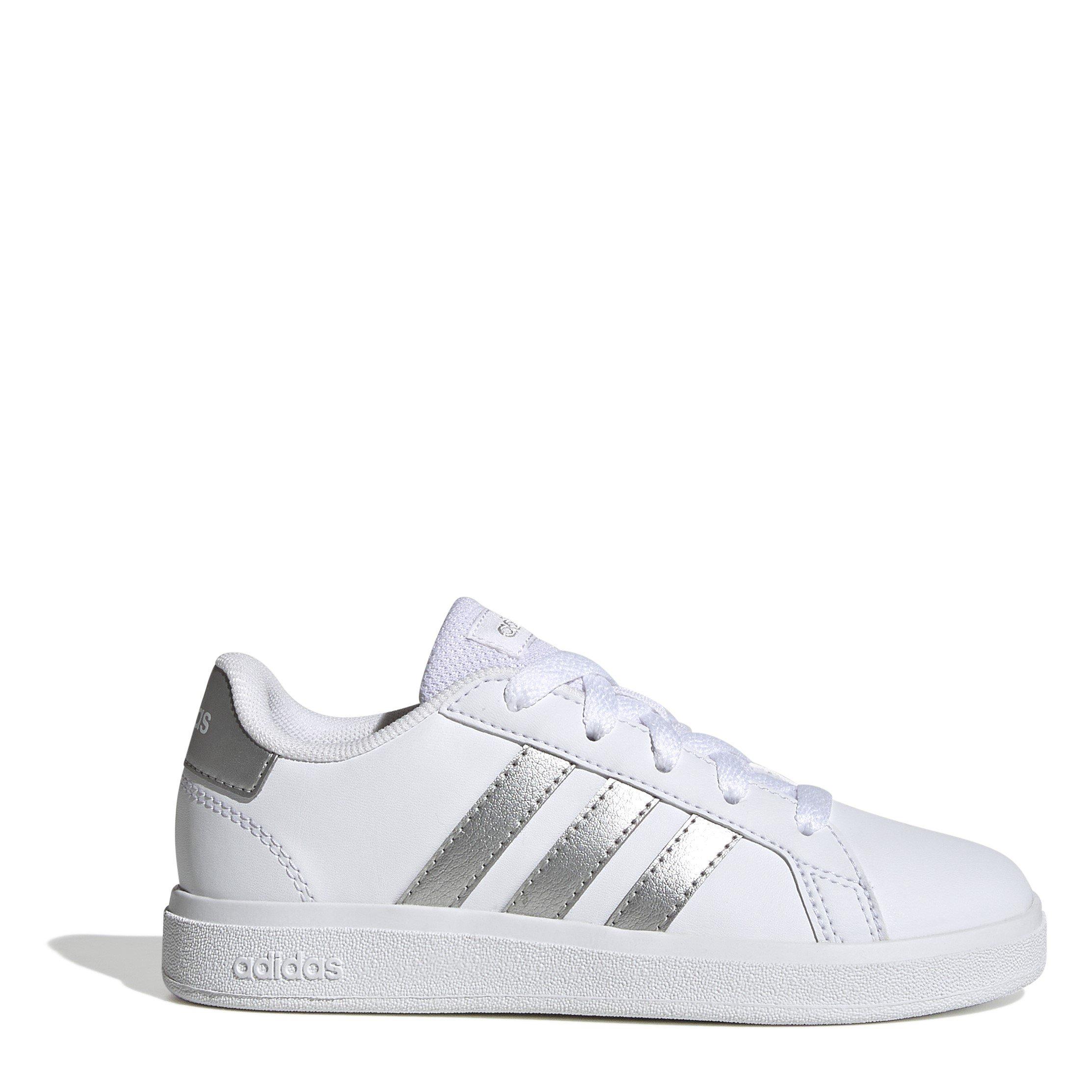 Wht/Msilve - adidas - GRAND COURT 2.0 K - 1