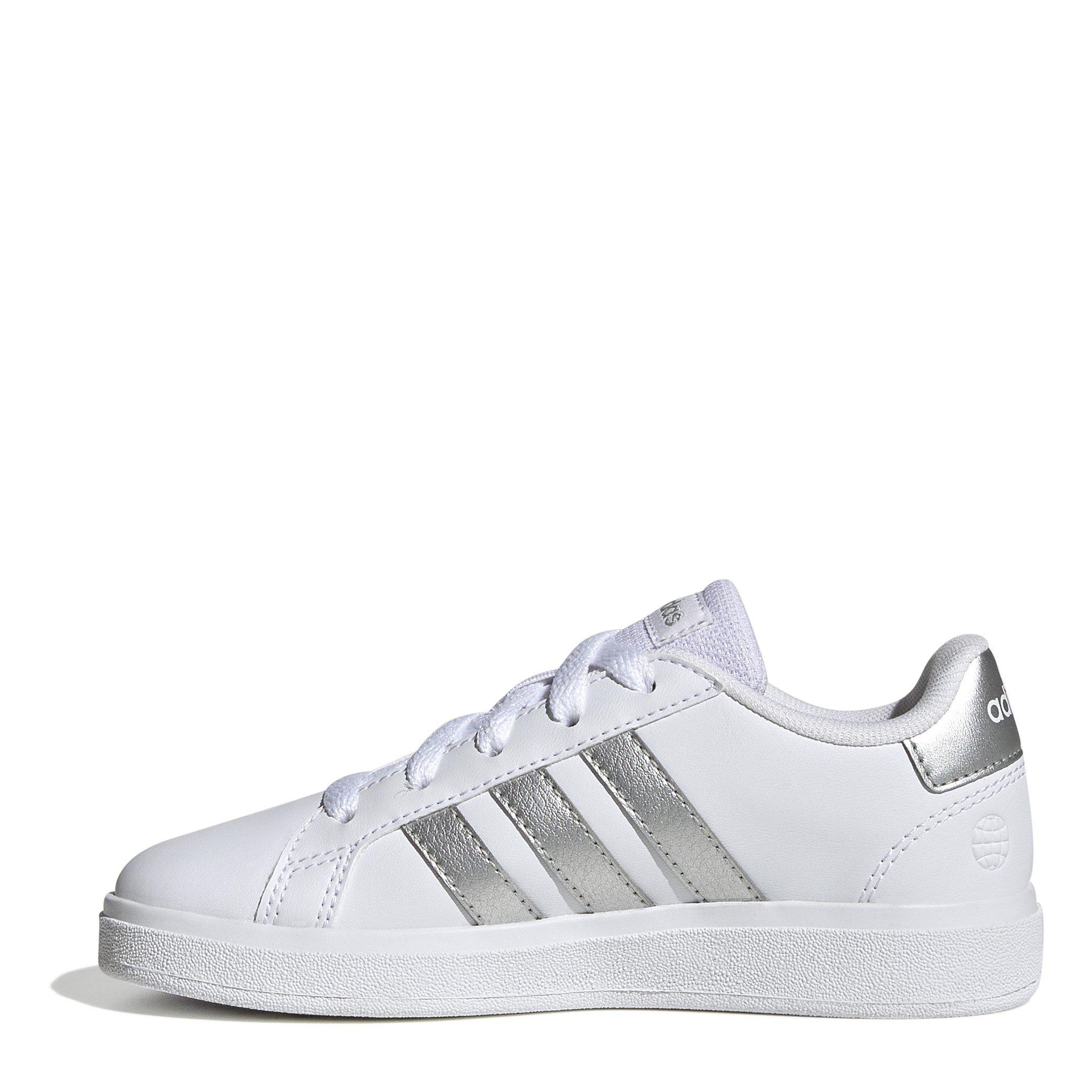 Wht/Msilve - adidas - GRAND COURT 2.0 K - 2