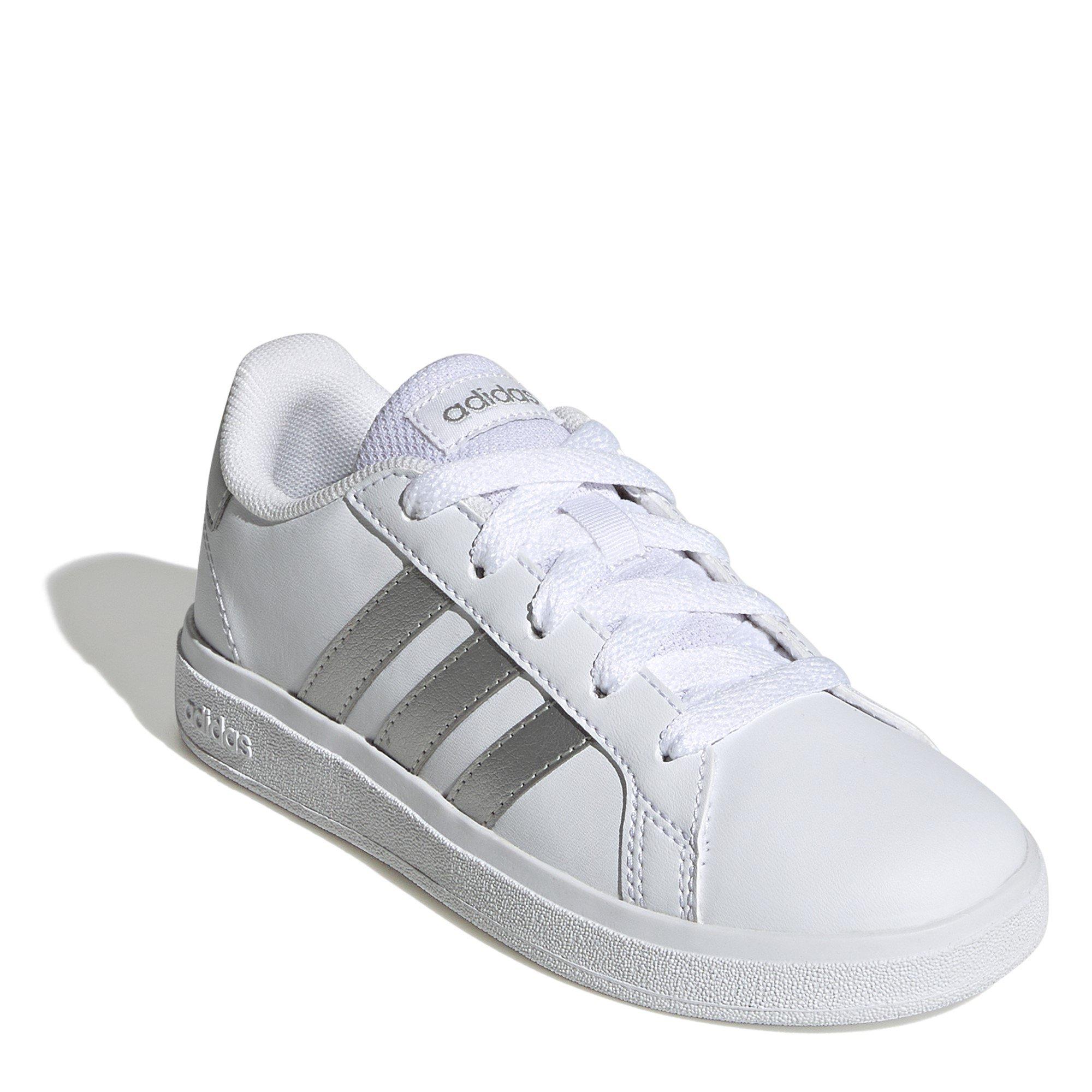 Wht/Msilve - adidas - GRAND COURT 2.0 K - 3