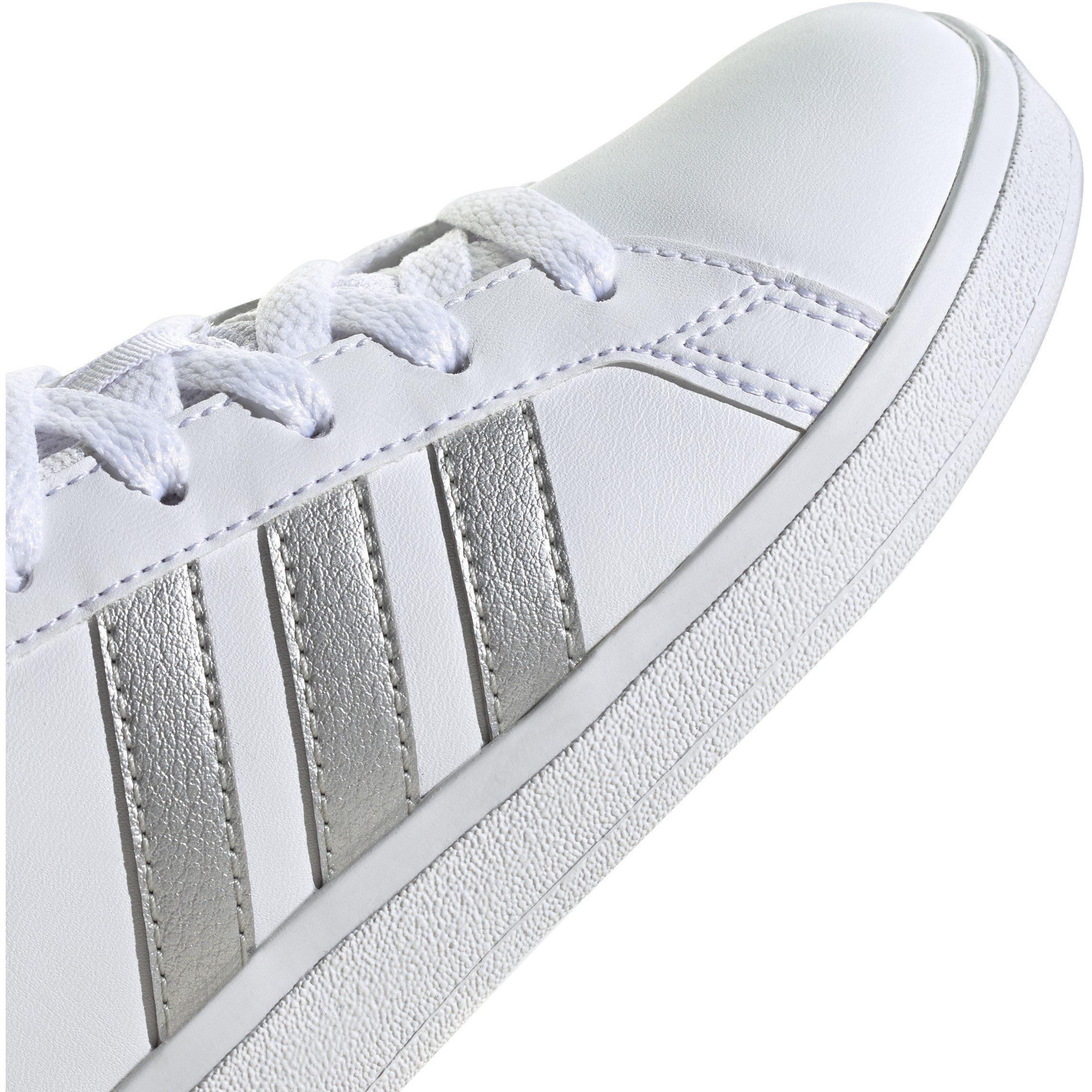 Wht/Msilve - adidas - GRAND COURT 2.0 K - 7