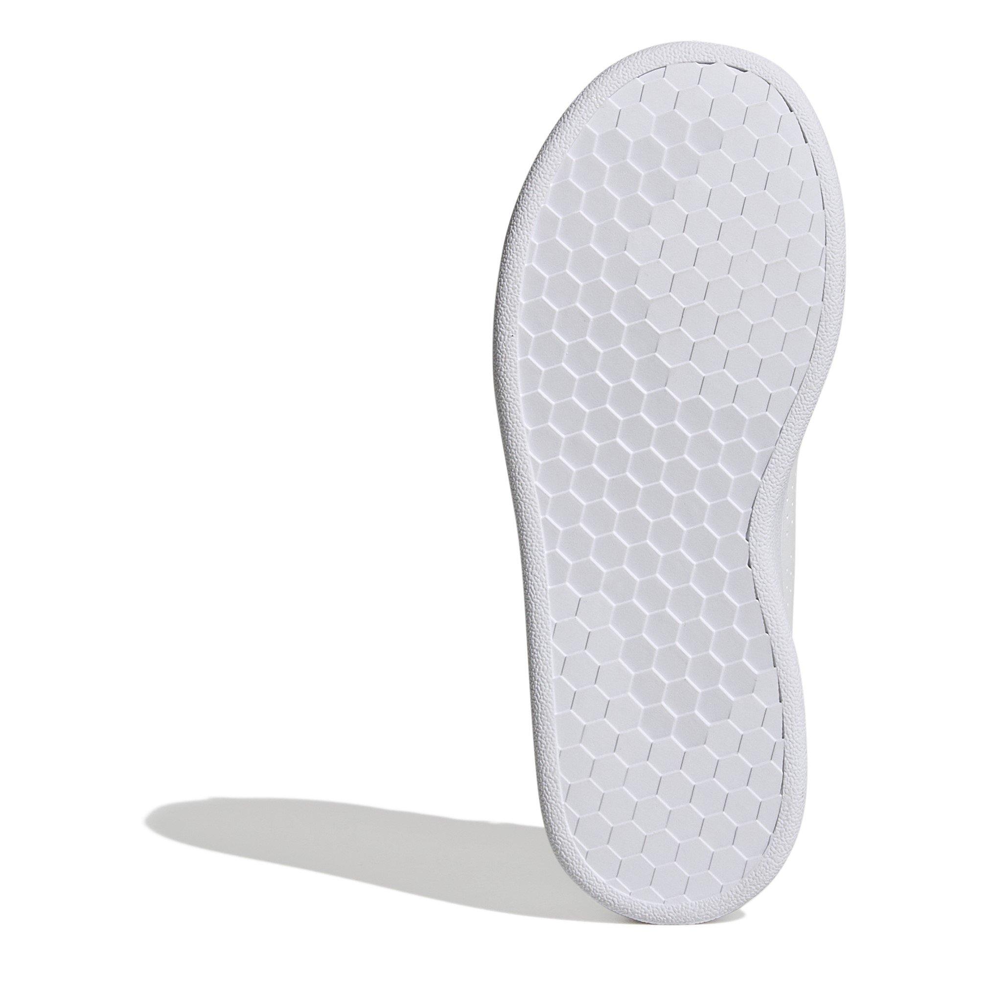 Wwht/Green - adidas - Advantage Lifestyle Court Lace Shoes Unisex Childrens - 6