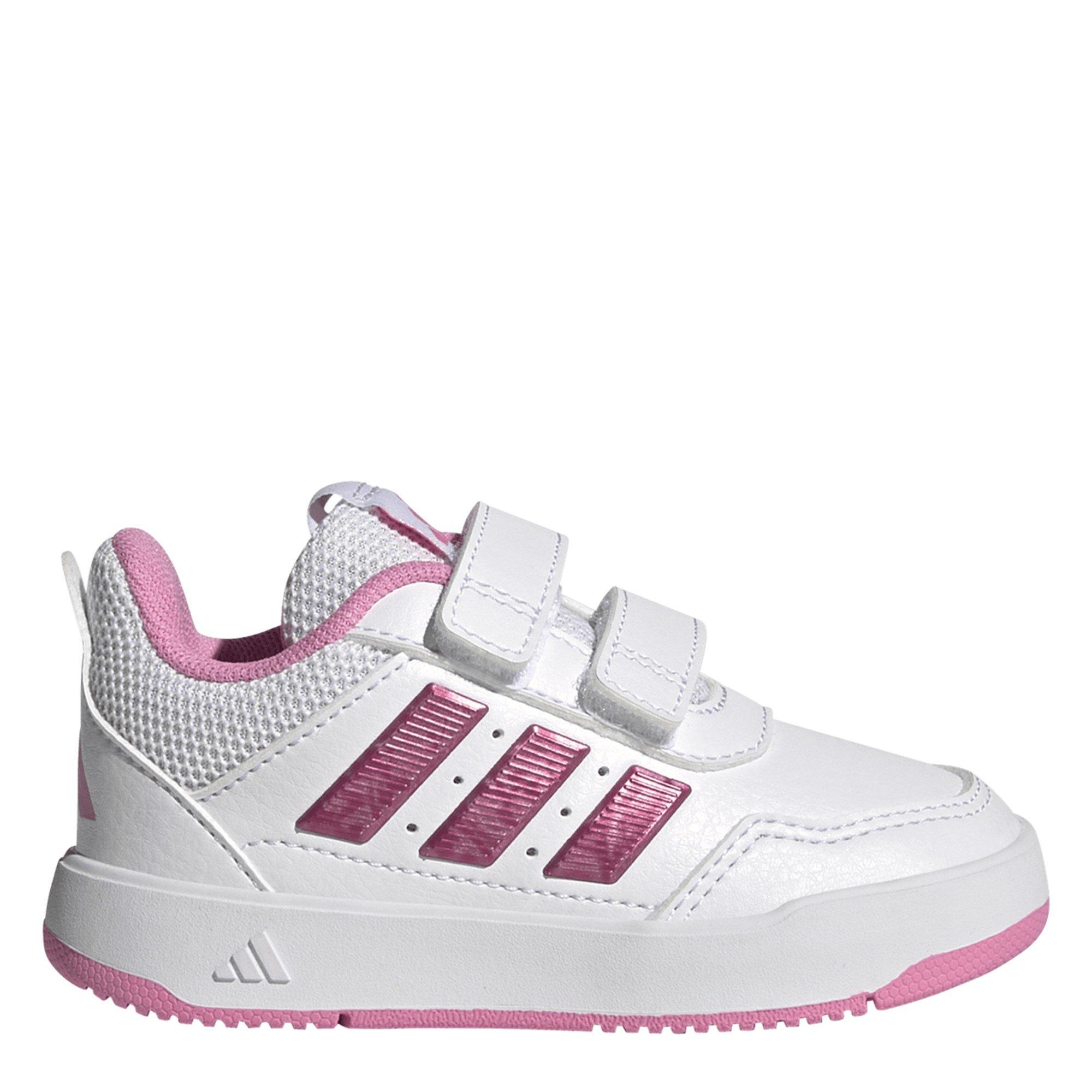 White/Pink - adidas - Tensaur Hook and Loop Shoes Infant Girls - 1