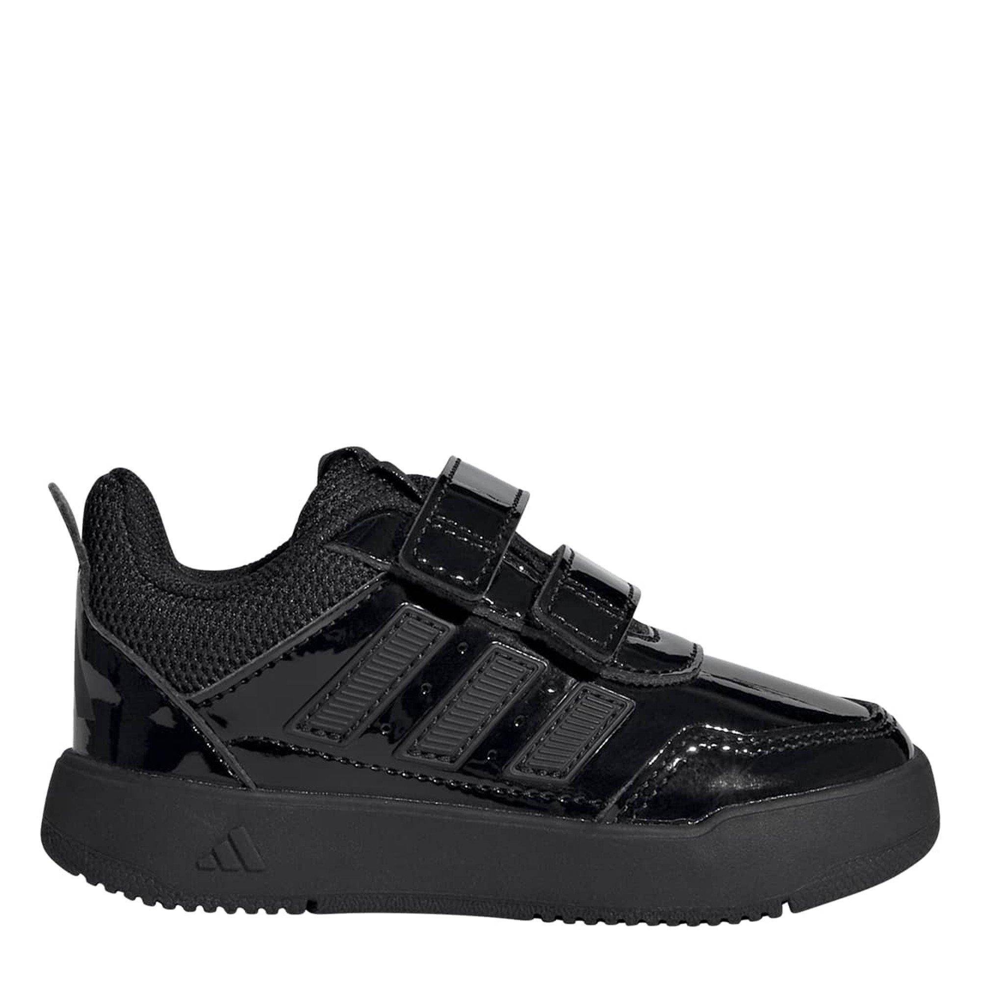 Adidas  Tensaur Hook And Loop Shoes Infant Girls - Black Patent - C7 (24)