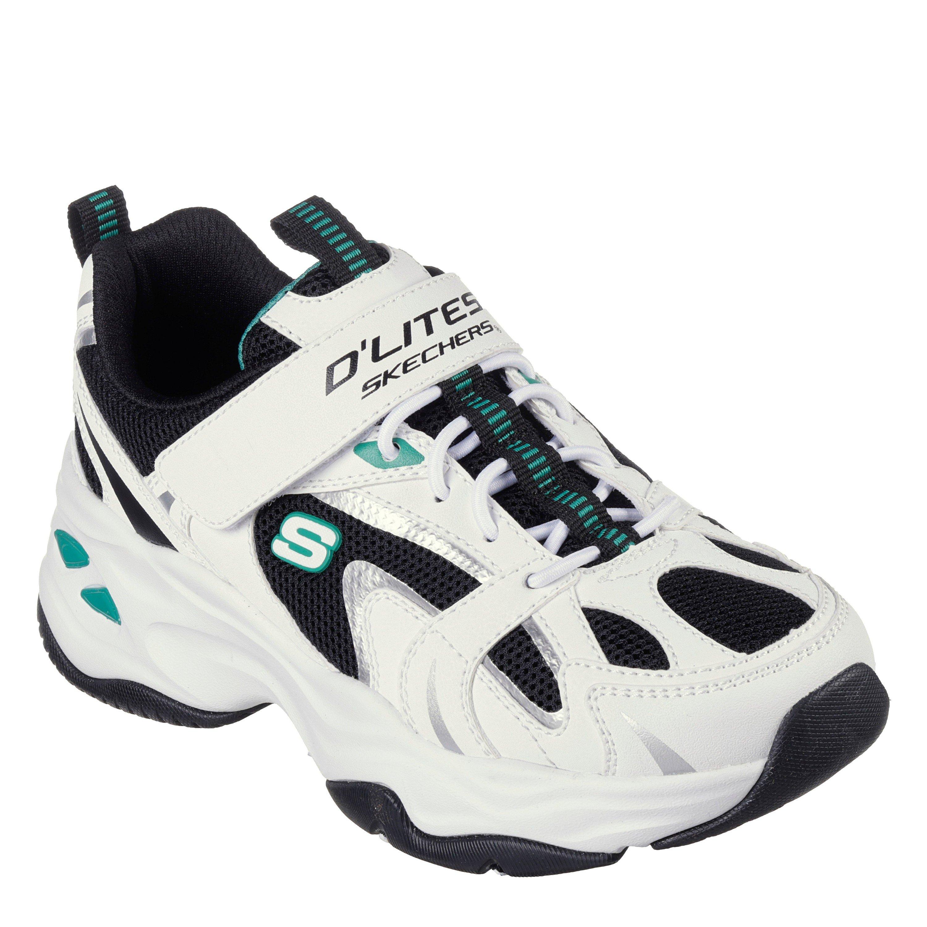 White/Black - Skechers - Skechers DLites4 0 Ch99 - 1
