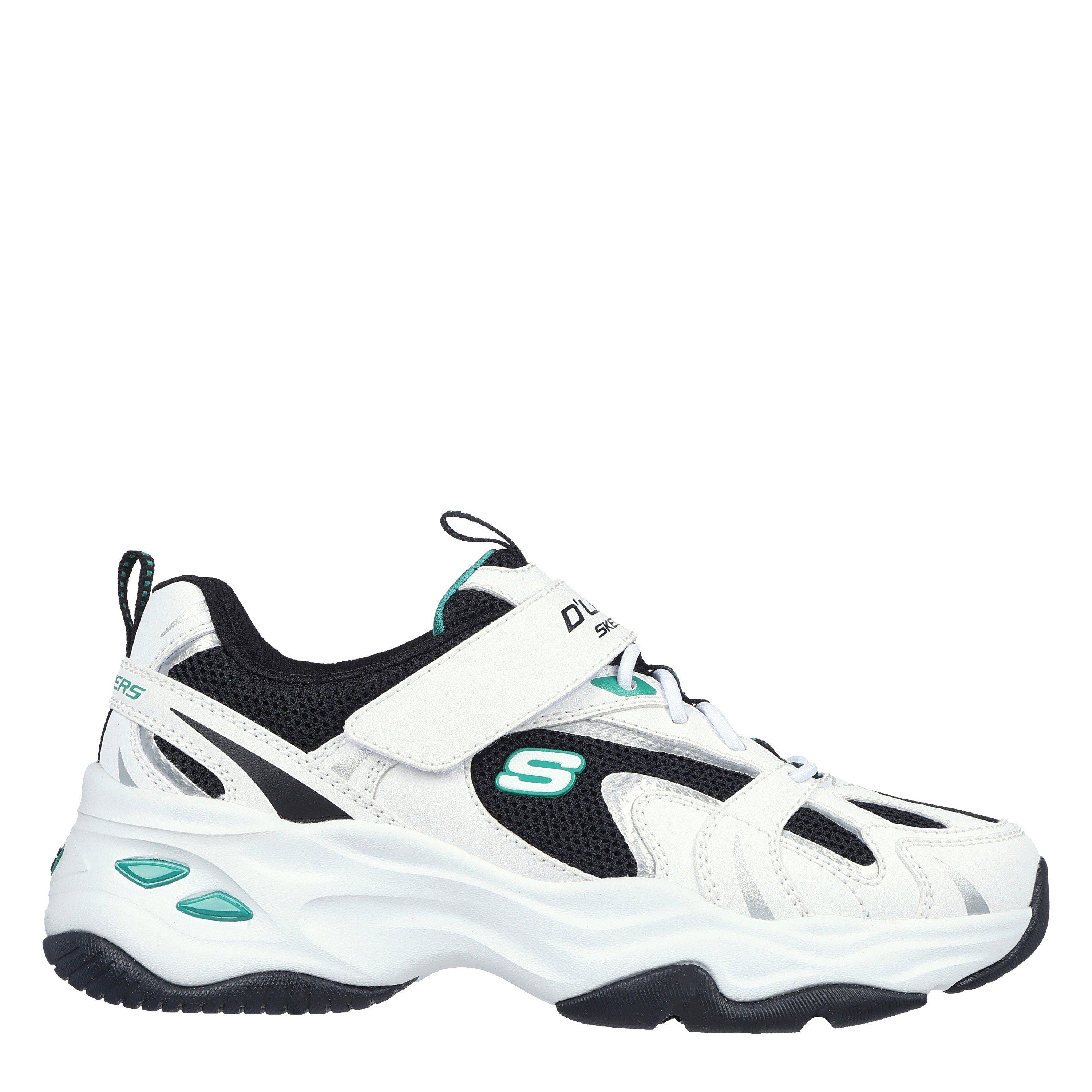 White/Black - Skechers - Skechers DLites4 0 Ch99 - 3