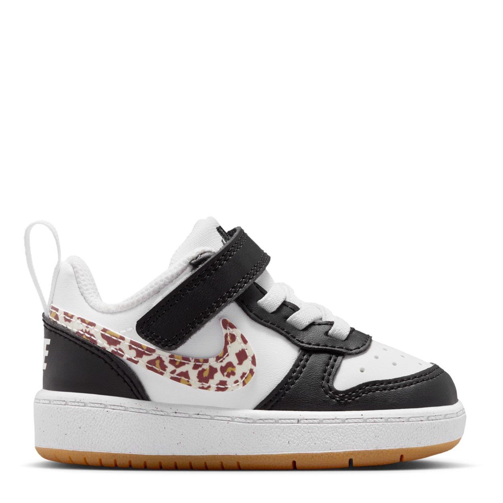 Nike  Court Borough Low Recraft Shoes Infants - Black/Leopard - C3 (19)
