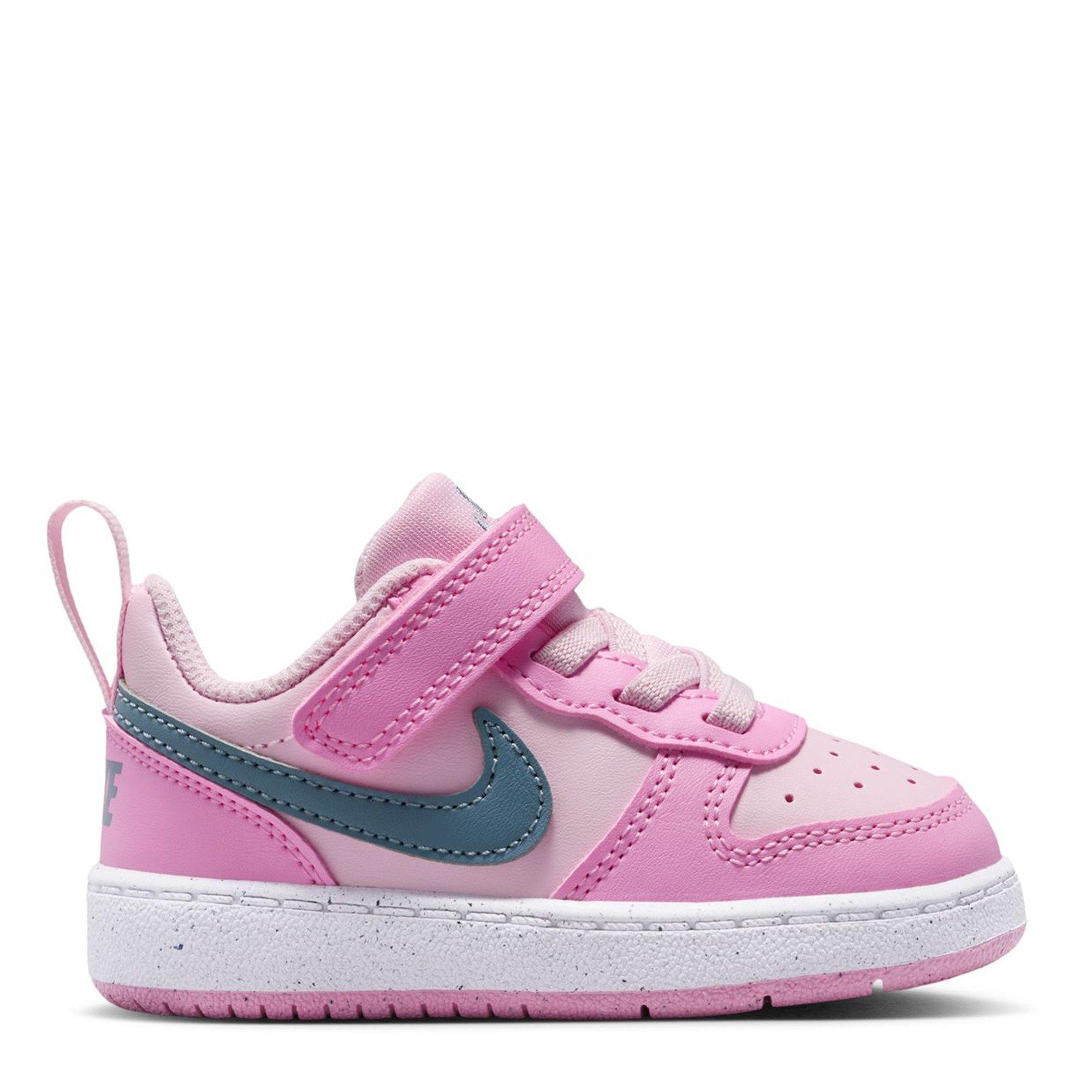Nike  Court Borough Low Recraft Shoes Infants - Pink/Grey - C3 (19)