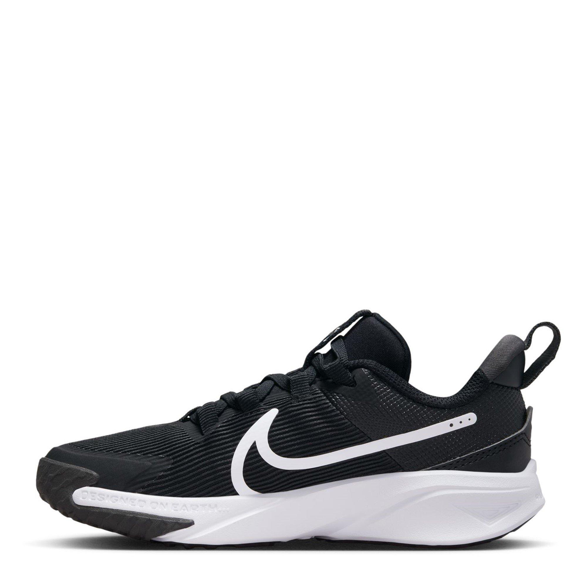 Preto/Branco - Nike - Star Runner 4 Little Kids' Shoes - 2