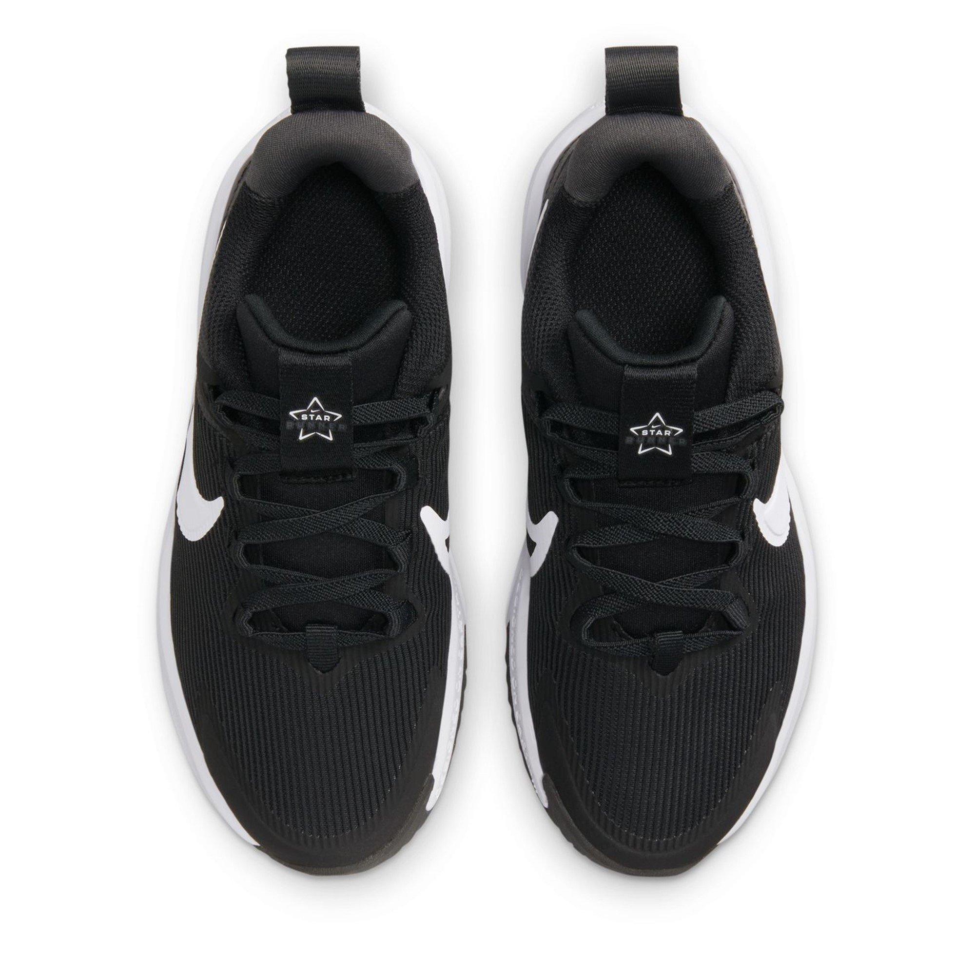 Preto/Branco - Nike - Star Runner 4 Little Kids' Shoes - 5