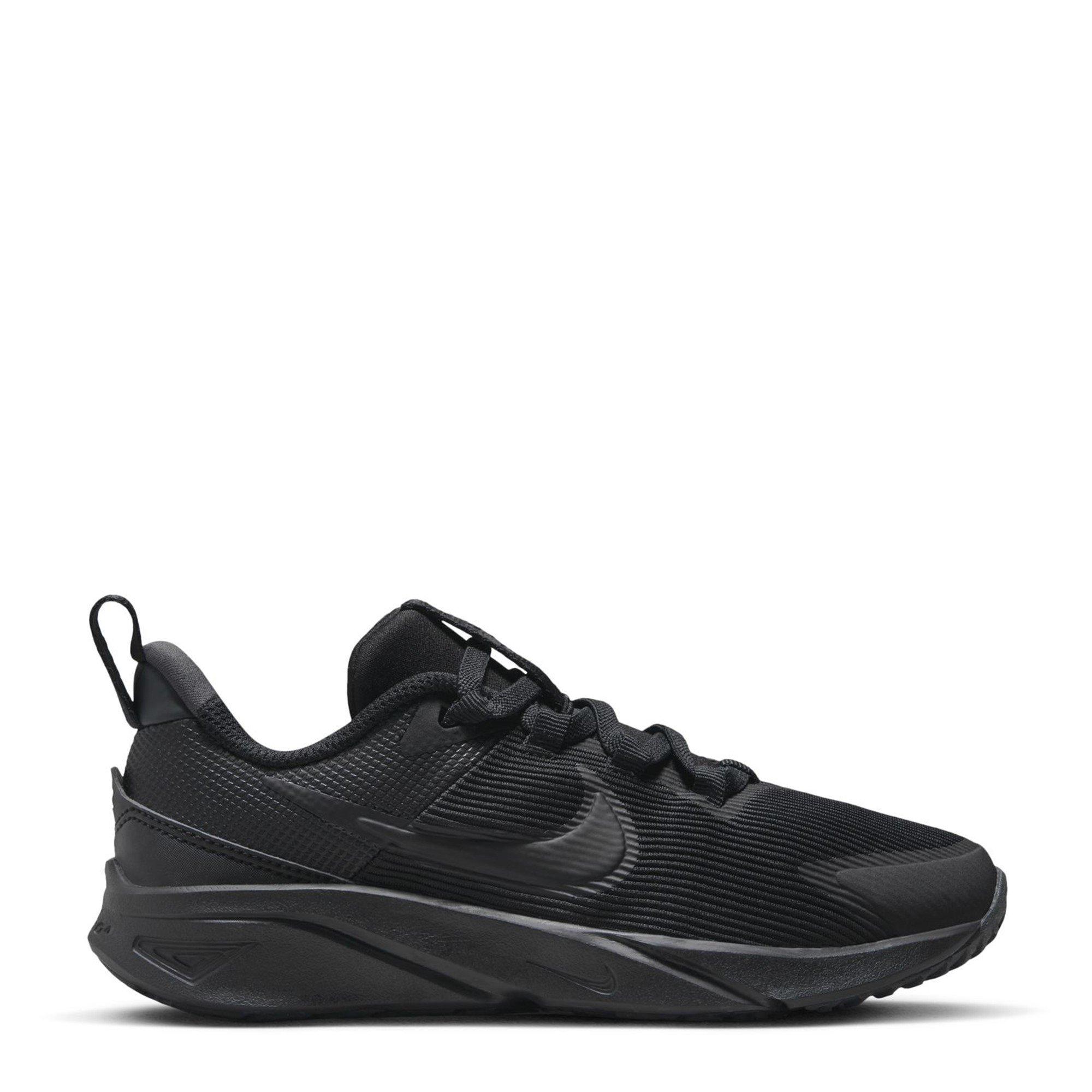 Nike Boys Star Runner 4 Little Kids' Shoes - Black/Black - C10 (27.5)