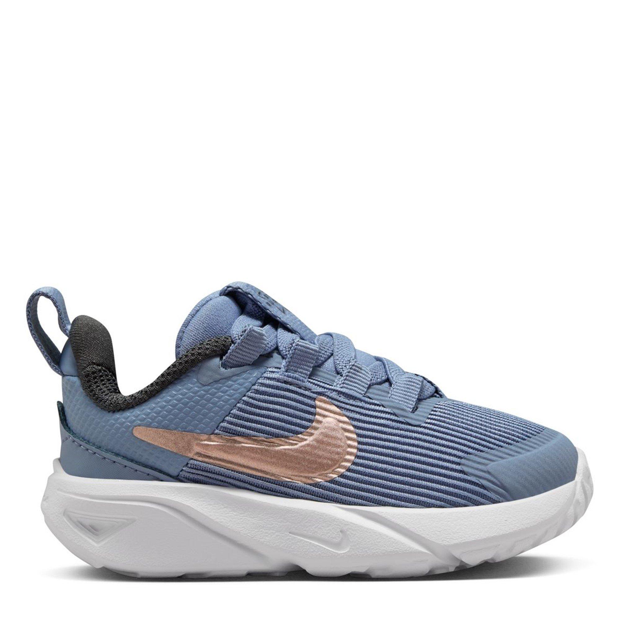 Sivo/Roze - Nike - Star Runner 4 Baby/Toddler Shoes - 1