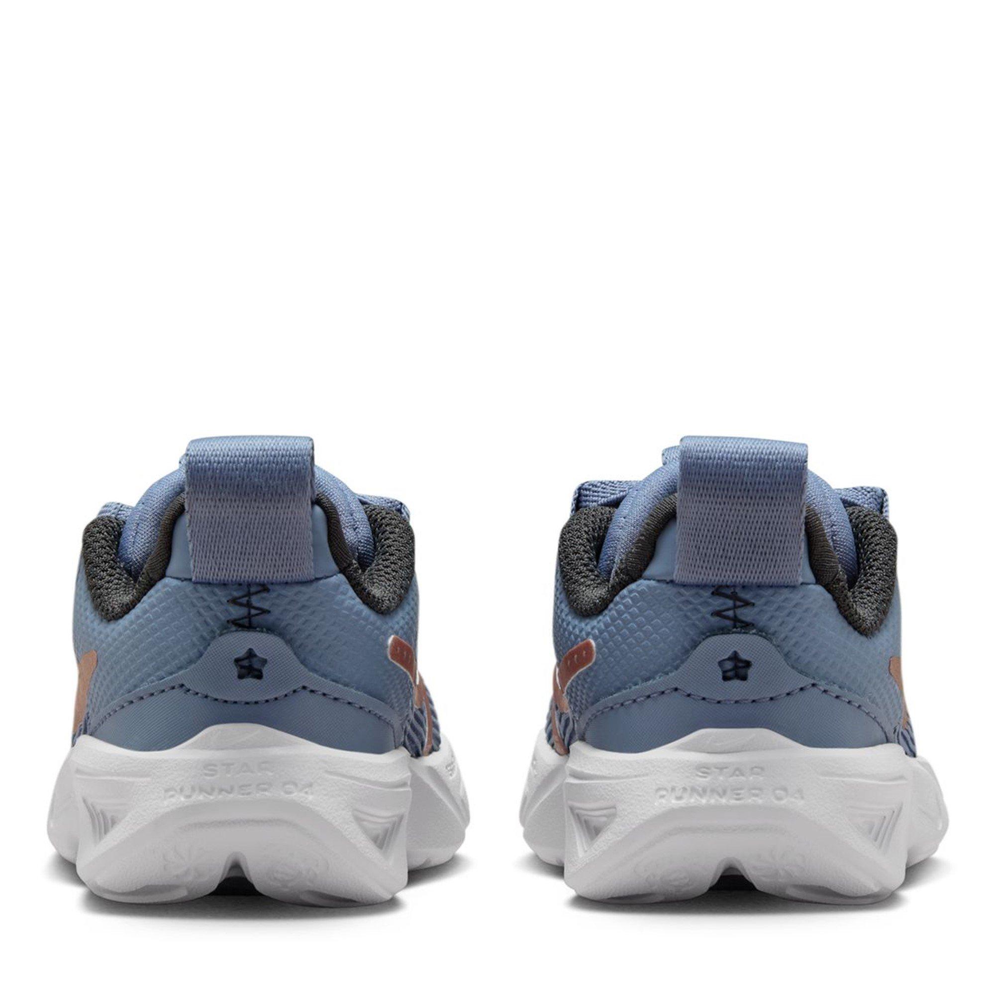 Grijs/Roze - Nike - Star Runner 4 Baby/Toddler Shoes - 4