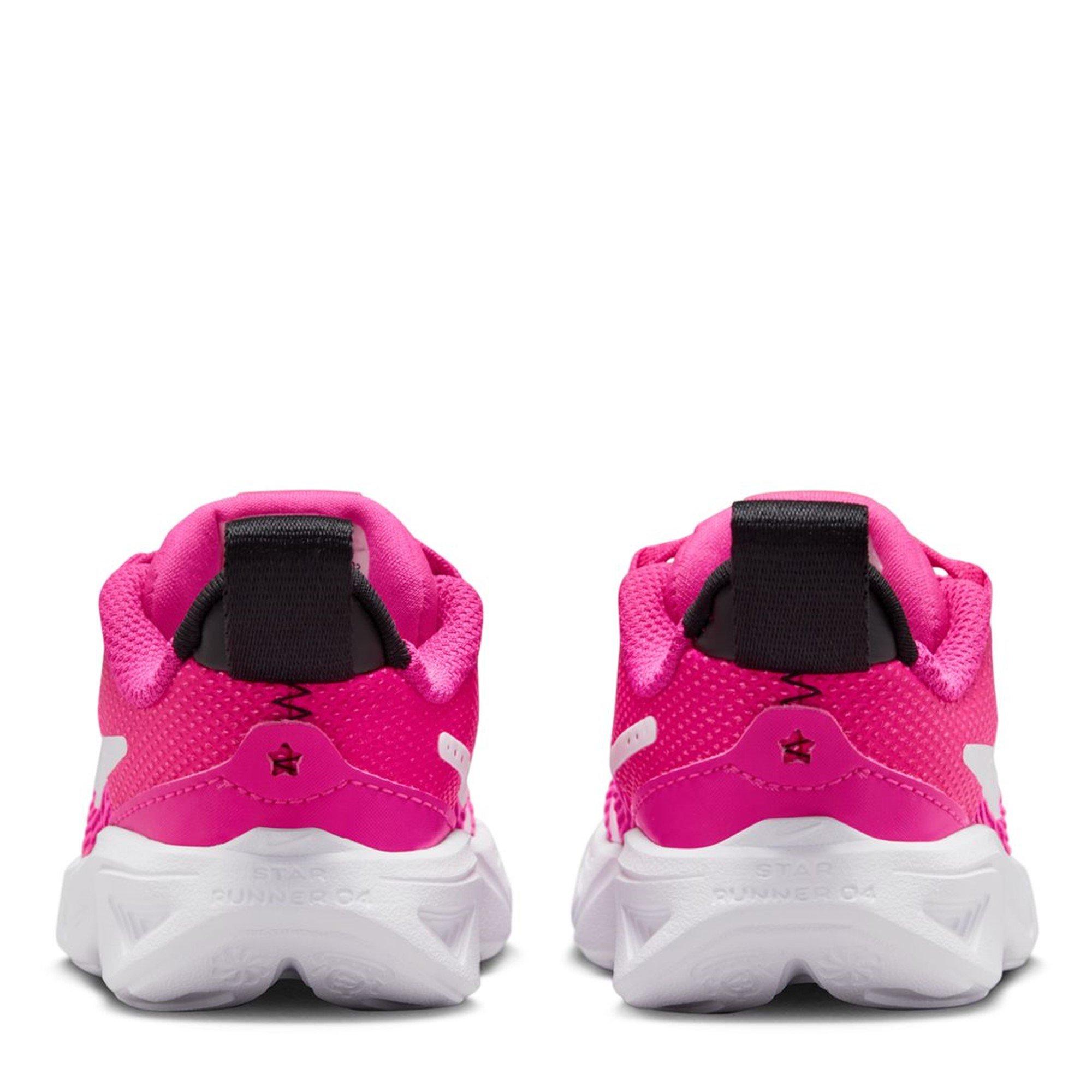 Pink/Weiß - Nike - Star Runner 4 Baby/Toddler Shoes - 4