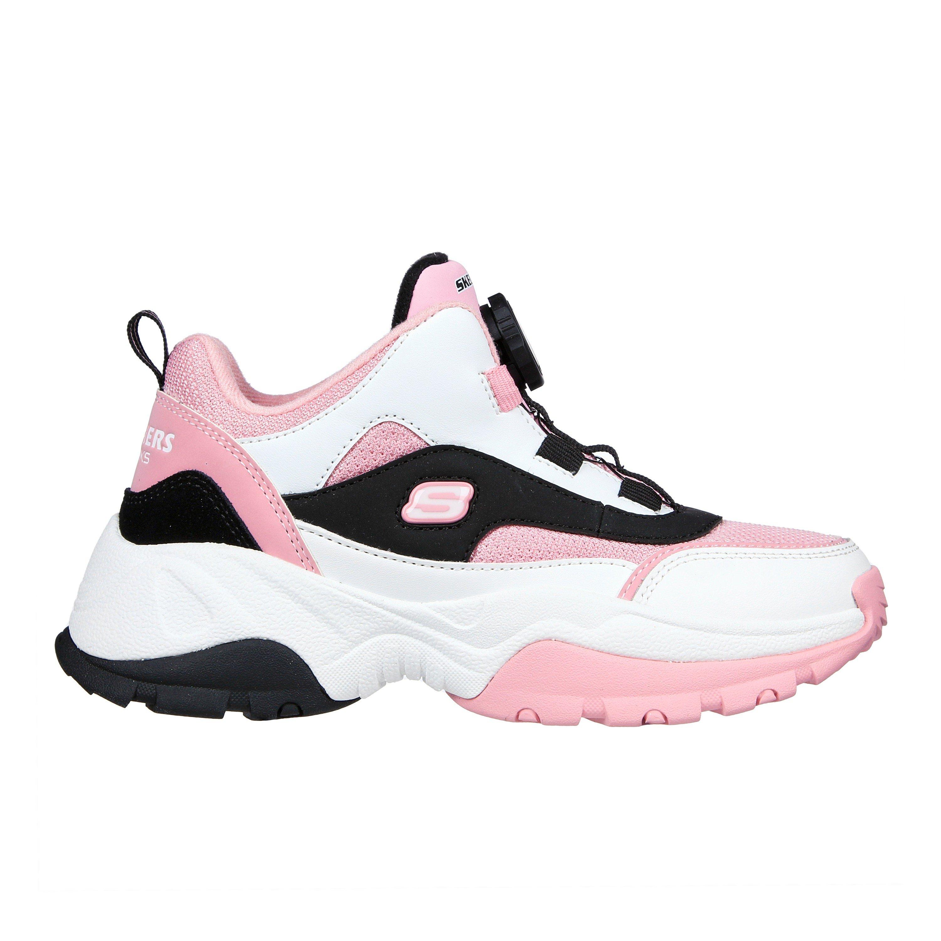 Skechers  Kids Walking Shoes - Pink/Black - C12 (30)