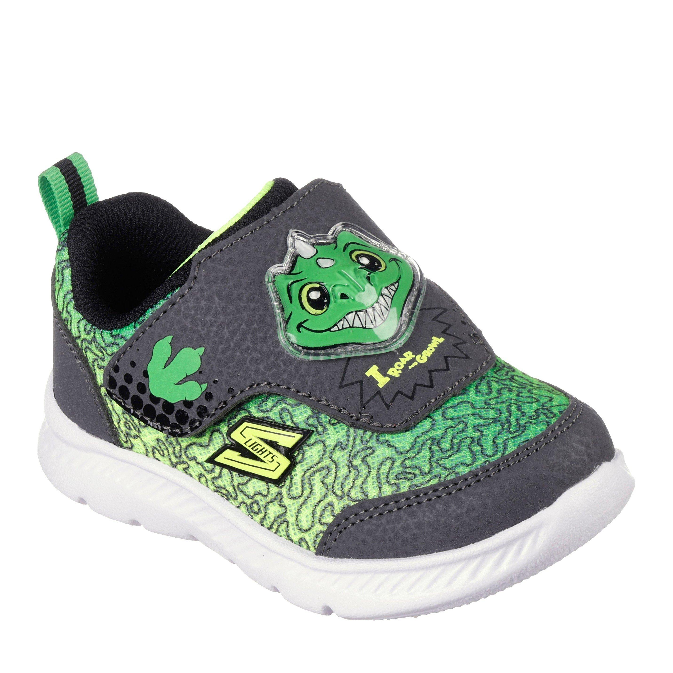 Skechers  Infant Comfy Flex 2.0-Sound Buddies Low-Top Trainers Kids - Charcoal/Lime - C9 (26.5)