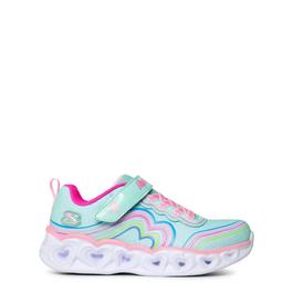 Skechers Skechers Heart Lights - Retro Hearts Light Up Trainers Girls