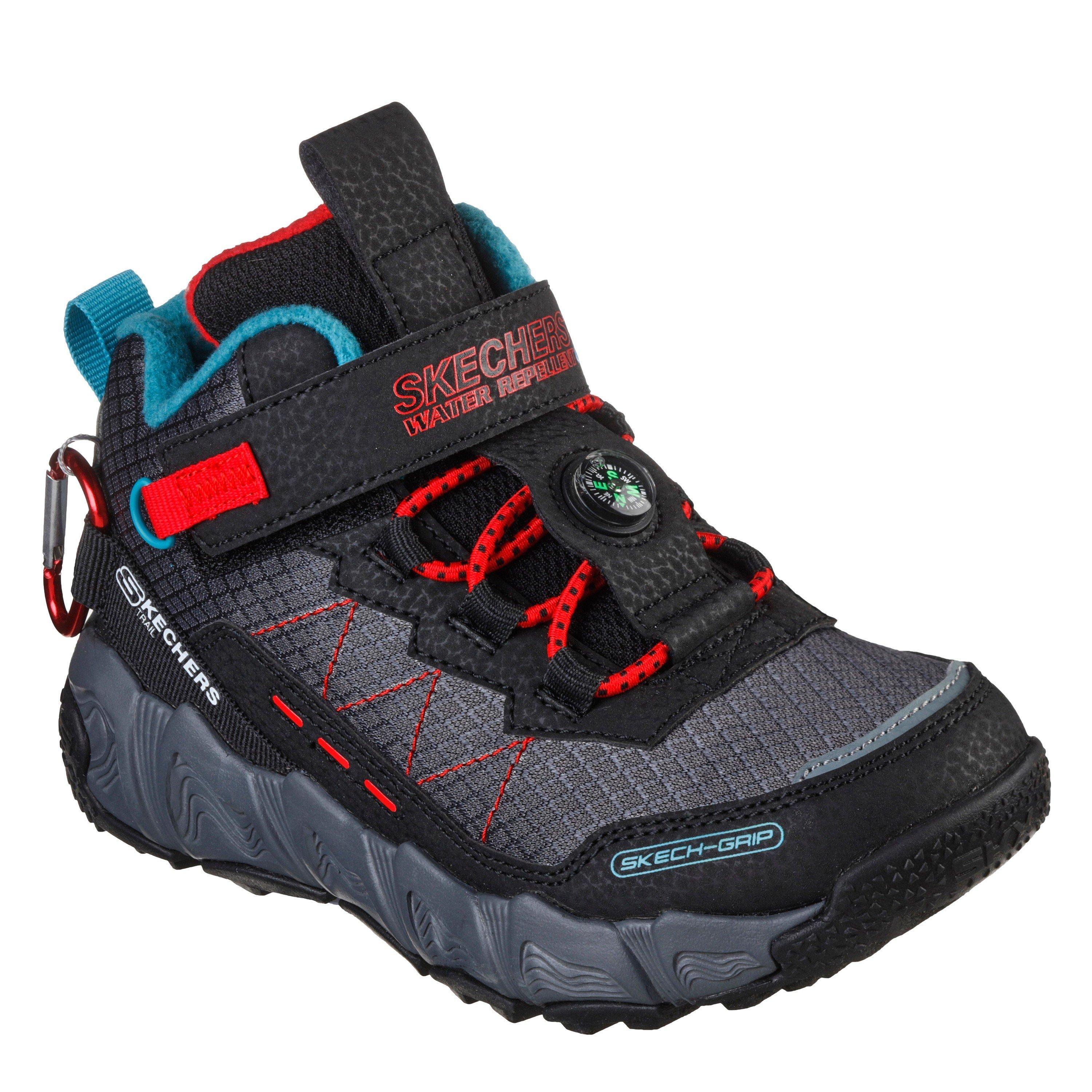 Skechers  Kids ' Seasonal Non Waterproof Walking Shoes - Black/Red - C12 (30)
