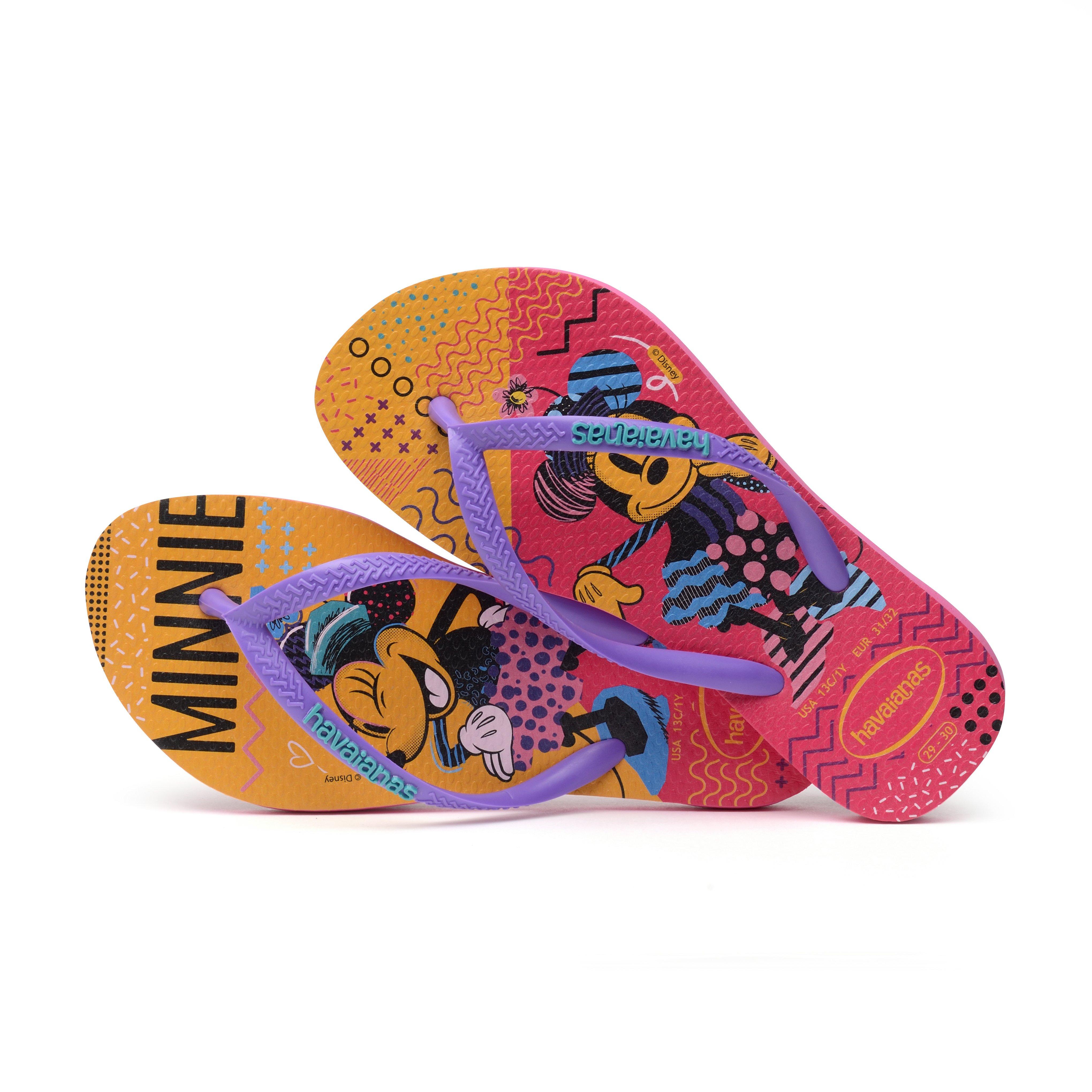 Pink Flux - Havaianas - Hav. Kids Disney Cool Pink Flux 27/ Flip Flops Unisex - 3