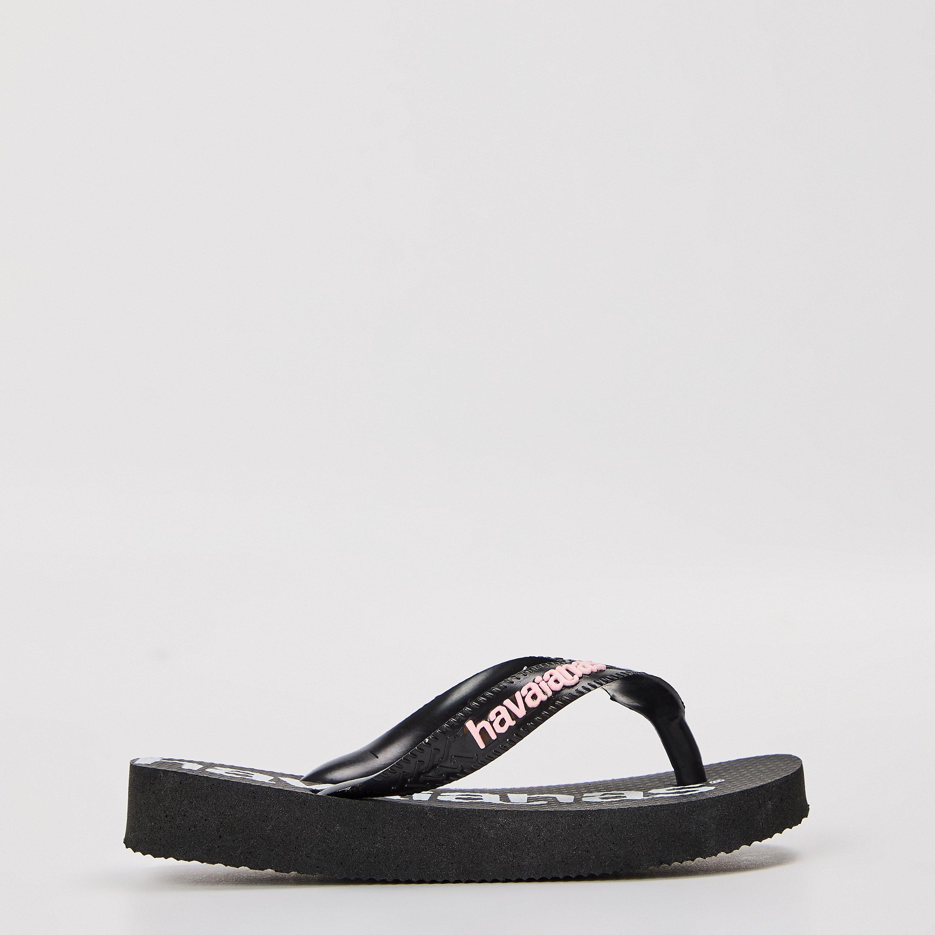 Havaianas  Infant Kids' Top Logomania Flip Flops - Black - 8/9C
