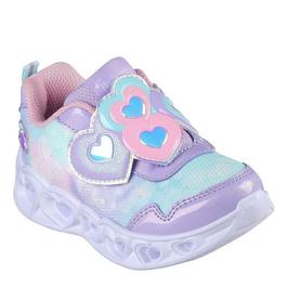 Skechers Skechers Heart Lights - Lovin Reflecti Light Up Trainers Girls