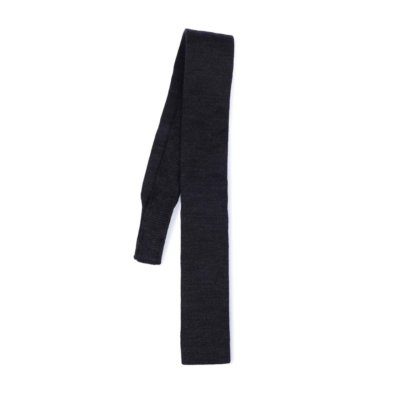 Grey - Boss - H-Knit Tie - 1