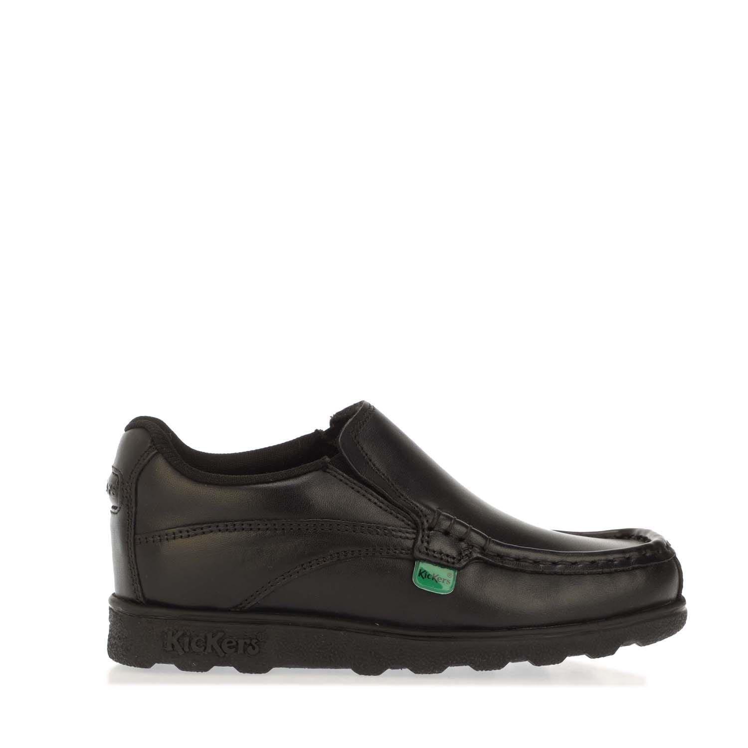 Black - Kickers - Children Fragma Slip Shoe - 1