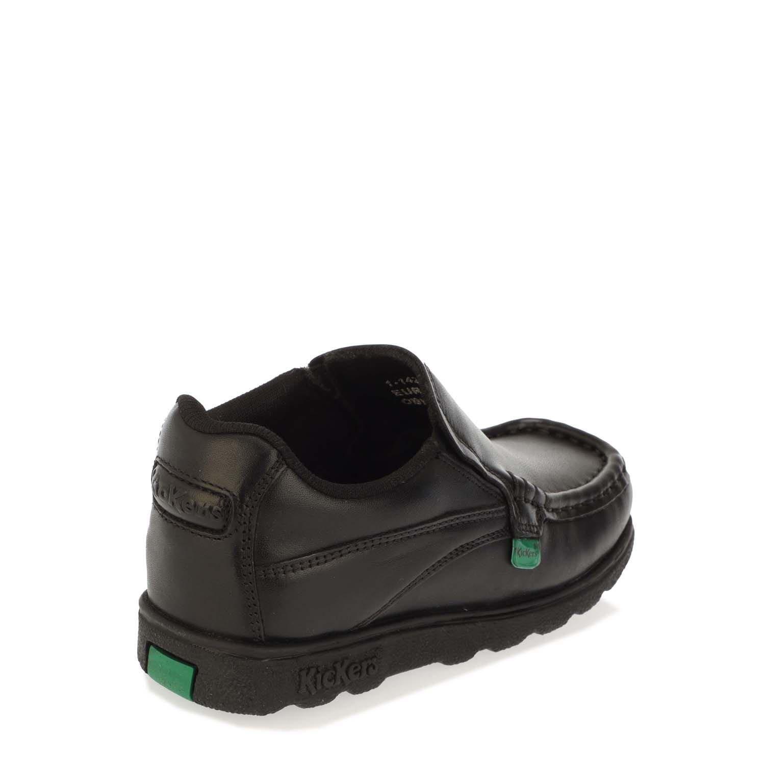 Black - Kickers - Children Fragma Slip Shoe - 3