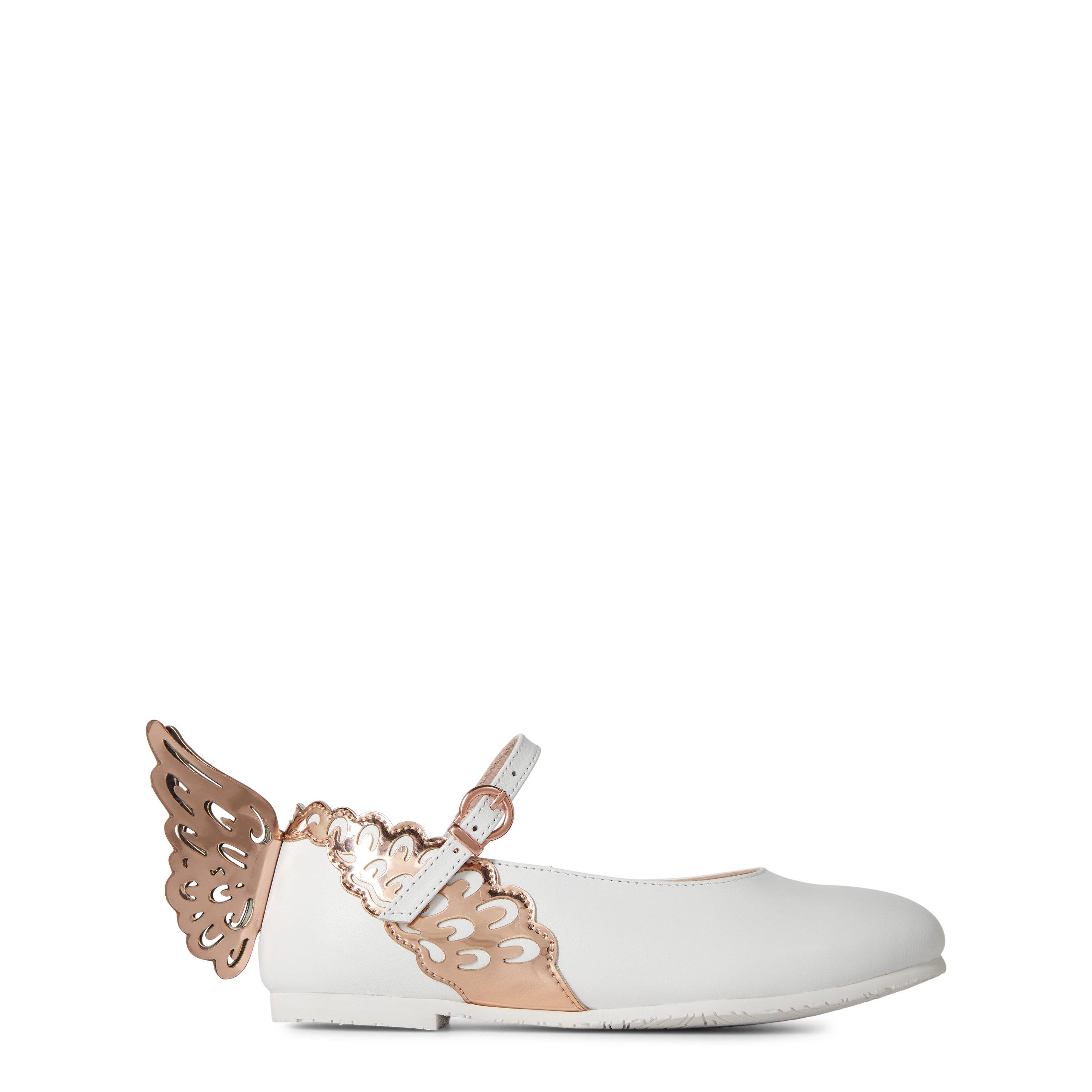 White/Gld - Sophia Webster - Girls Evangeline Flats - 1