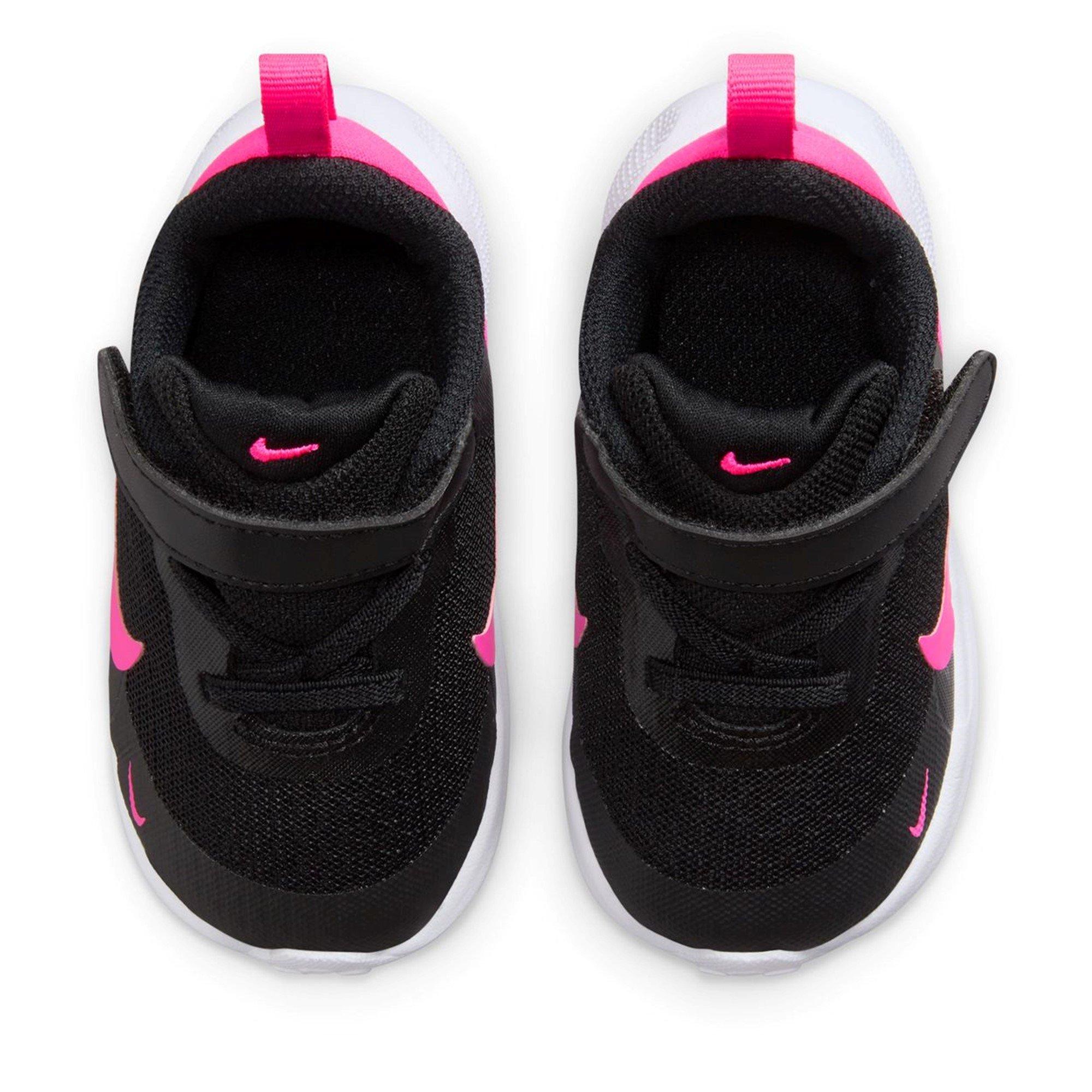 Preto/Rosa - Nike - Revolution 7 Baby/Toddler Shoes - 5