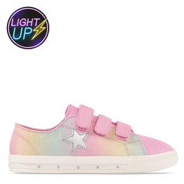 Fabric Flash Canvas Trainers Infants