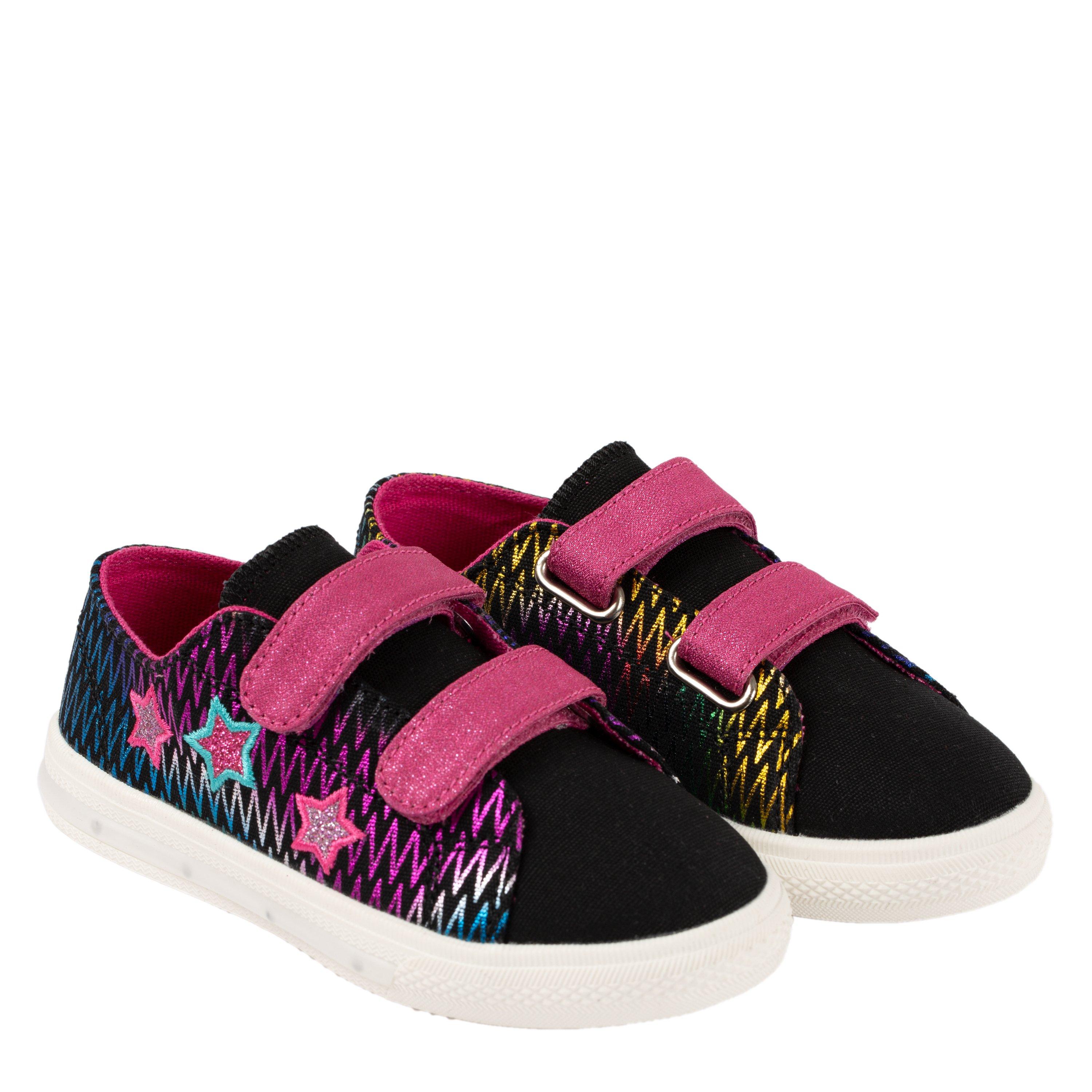 Multi Star - Fabric - Kids' Flash Canvas Light Up Trainers - 3