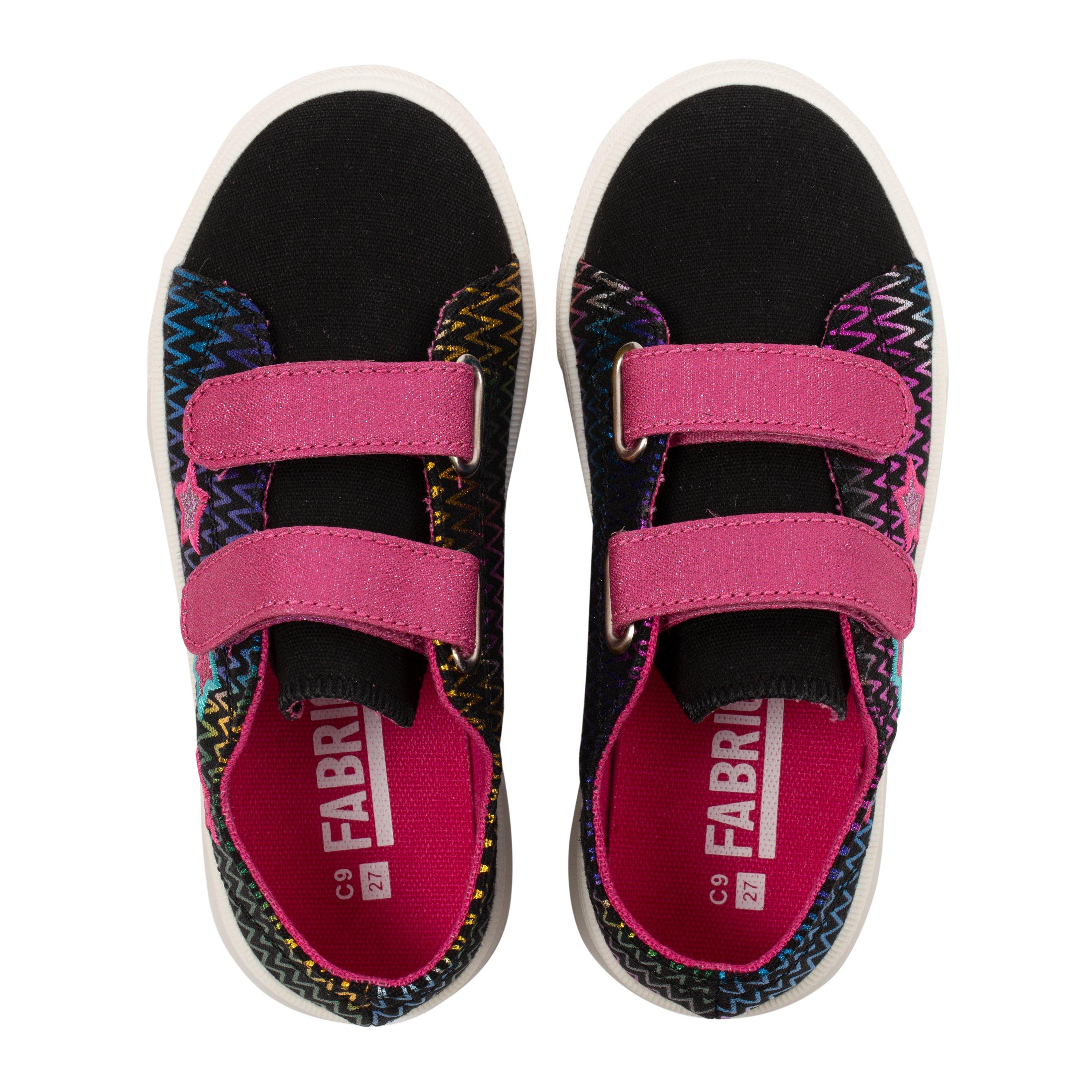 Multi Star - Fabric - Kids' Flash Canvas Light Up Trainers - 5