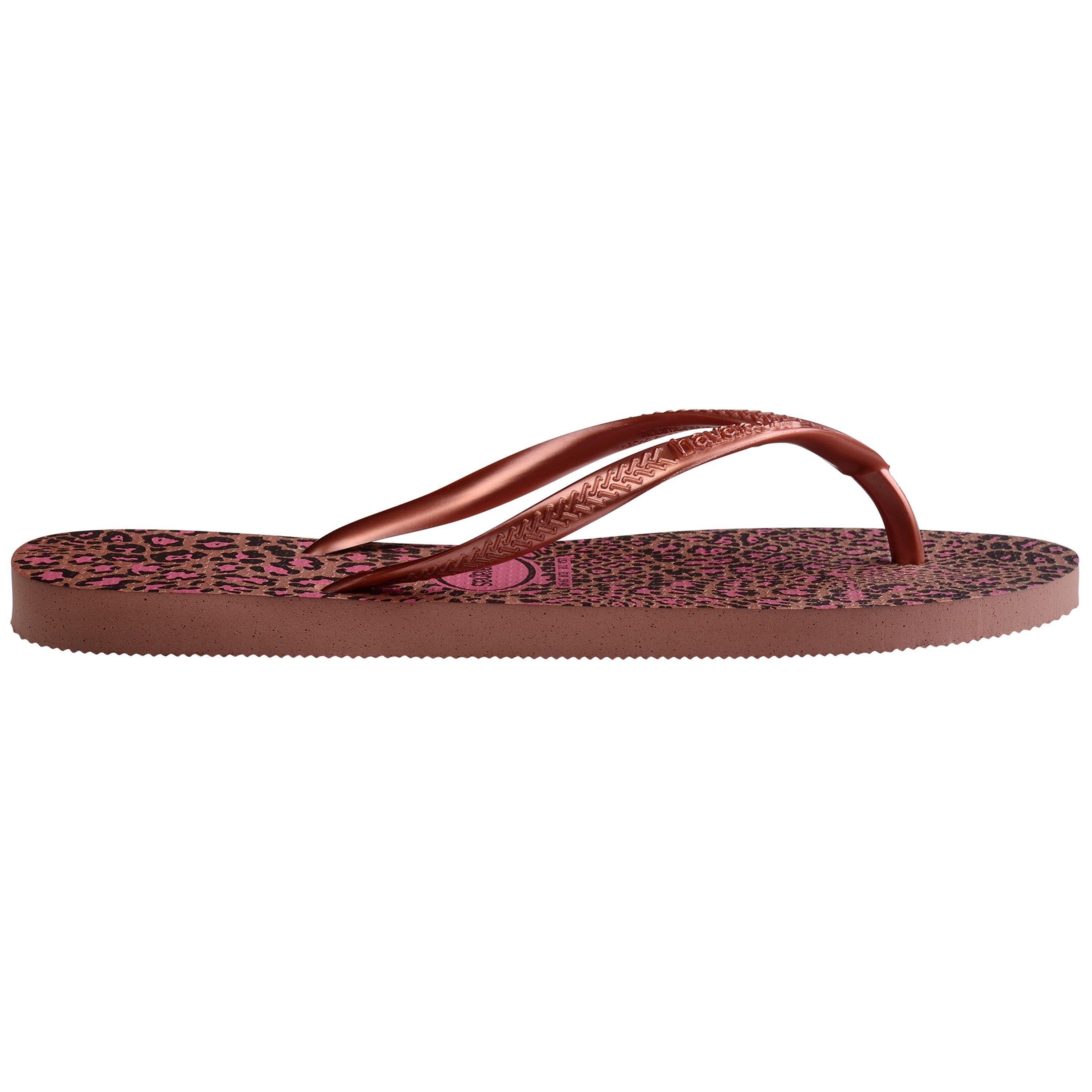 Rose/Blush - Havaianas - Kids' Slim Animals Crocus Rose Flip Flops - 1