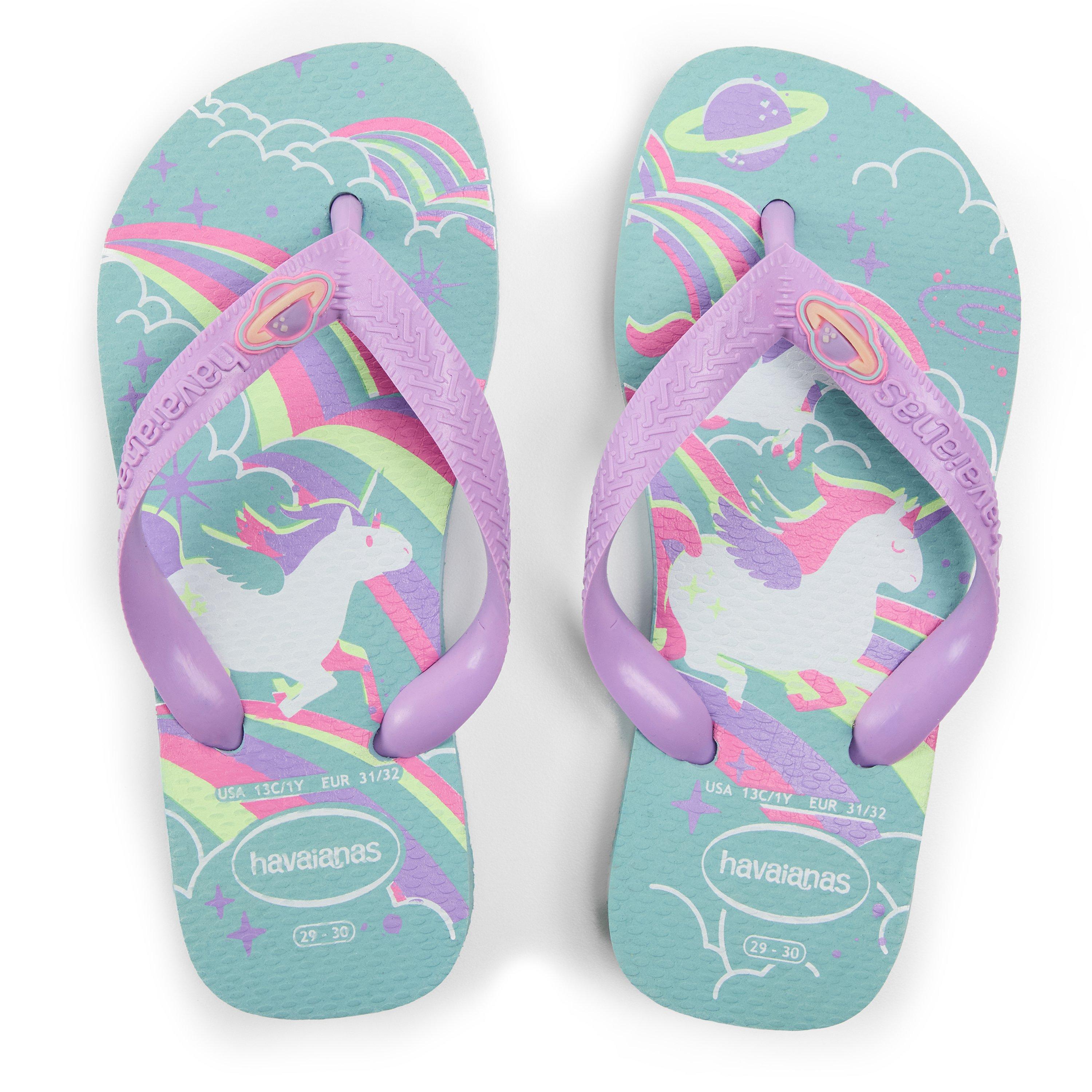 Blue Water - Havaianas - Hav. Kids Fantasy Blue Water 29/30 Flip Flops Unisex - 4
