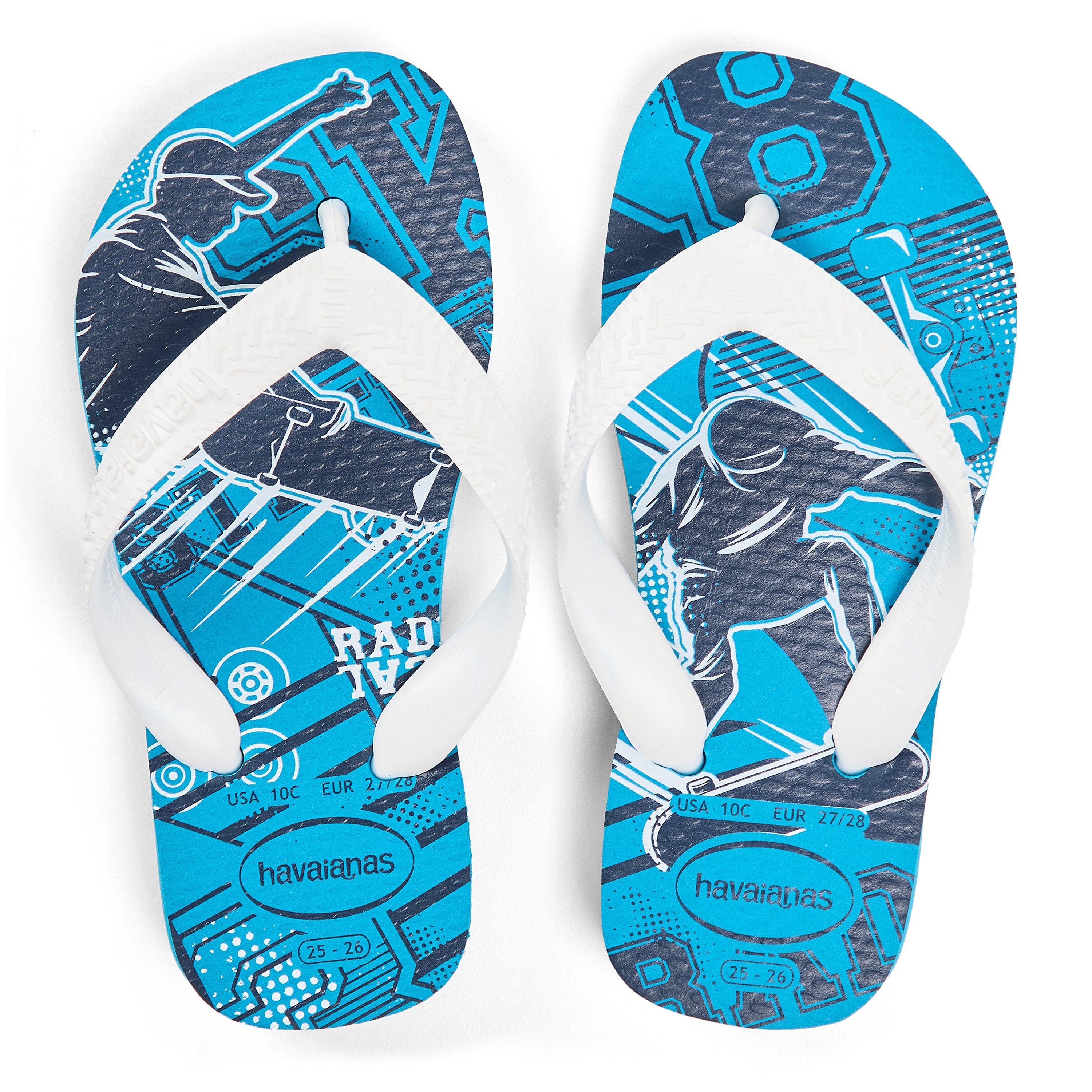 Turquoise - Havaianas - Hav. Kids Athletic Turquoise 25/26 Flip Flops Unisex - 3