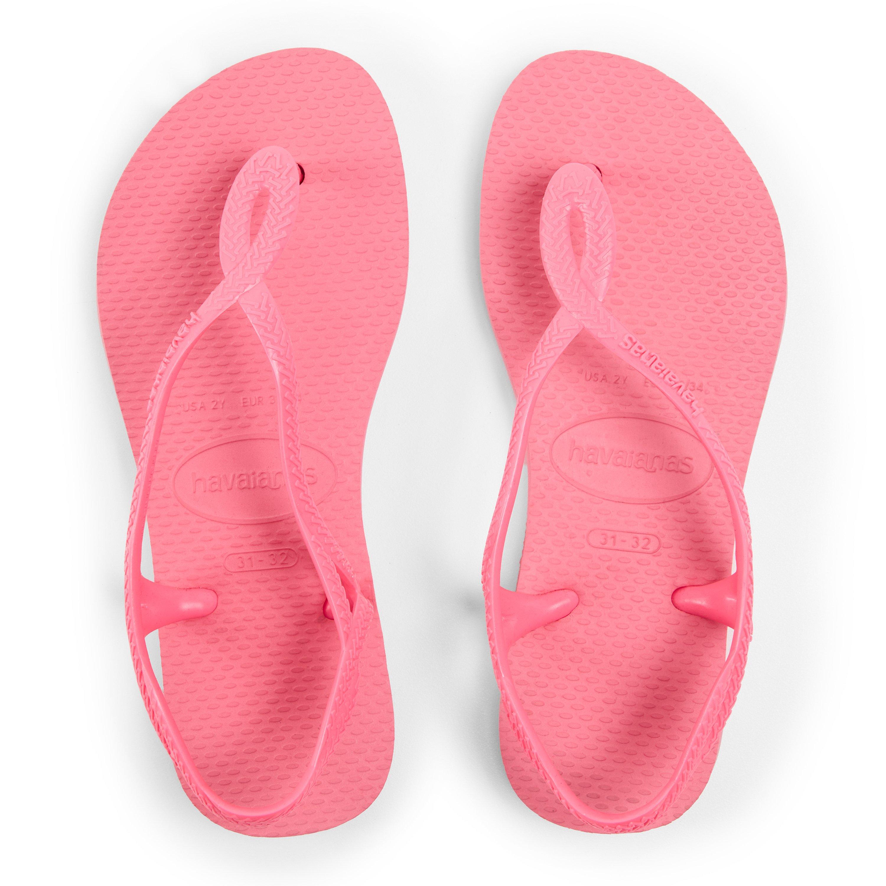 Ciber Pink - Havaianas - Hav. Luna Ciber Pink 31/32 Flip Flops Girls - 4