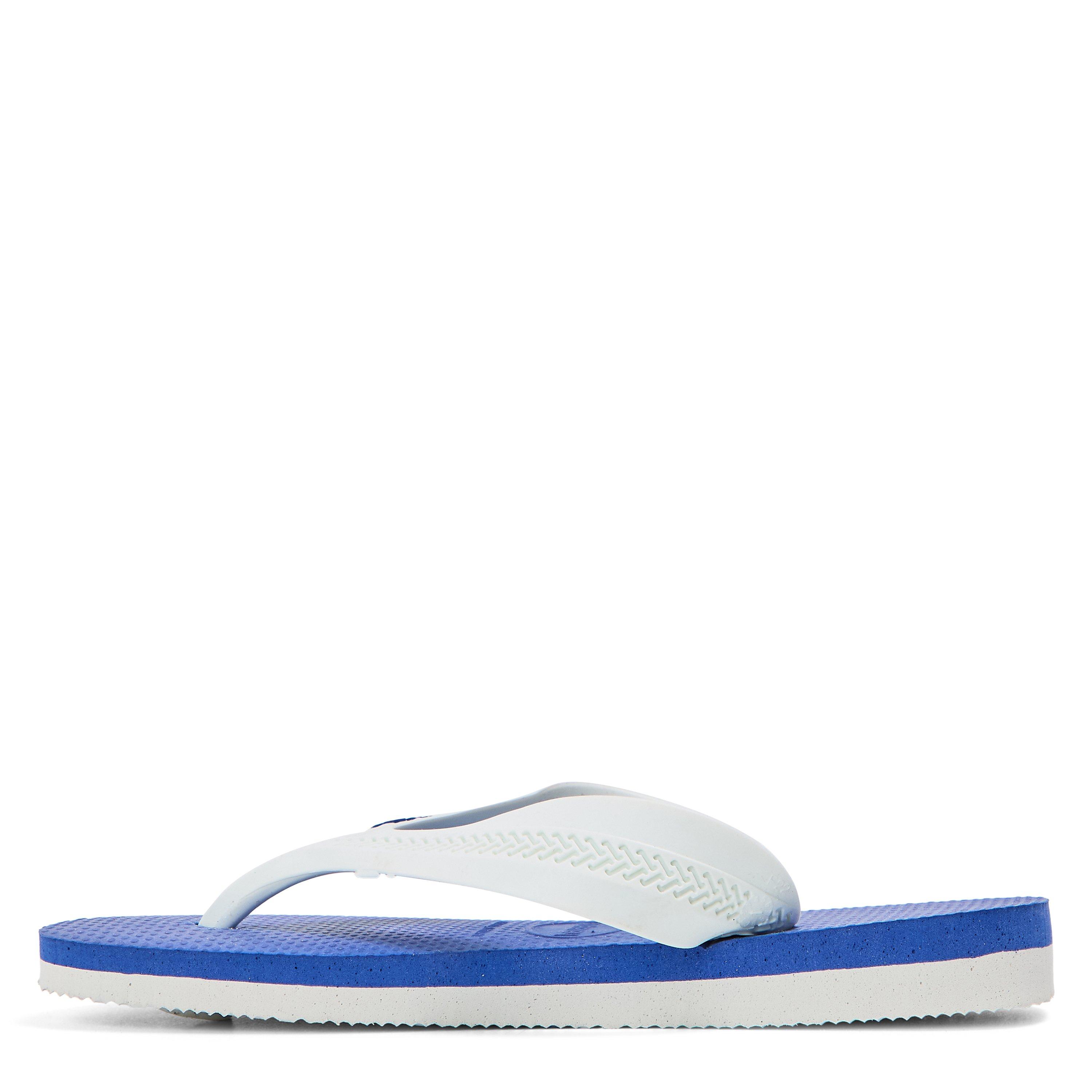 Blue/White - Havaianas - Hav. Kids Max Marine Blue/White 29/ Flip Flops Unisex - 2