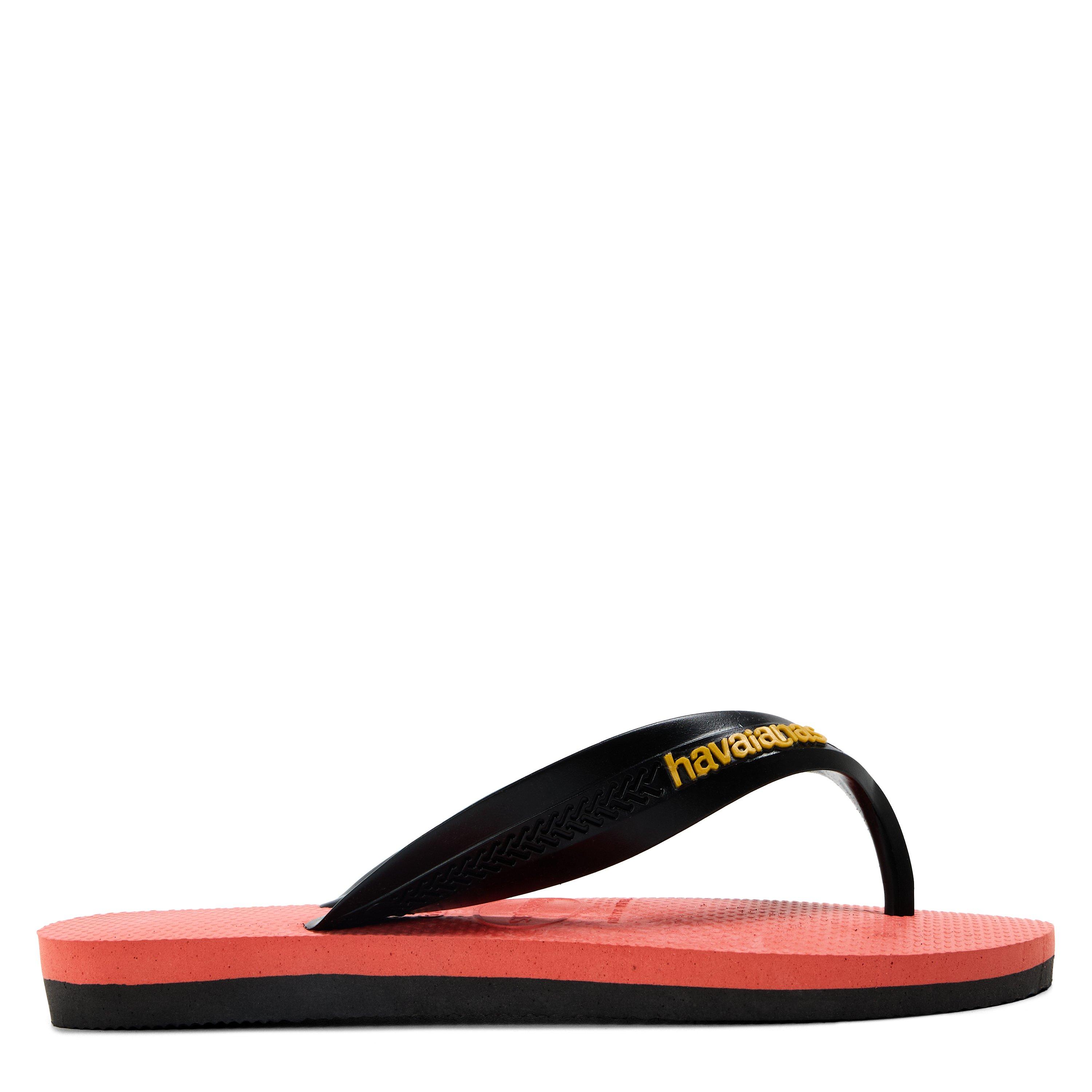 Salmon - Havaianas - Kids' Max Leaf Green Flip Flops - 1