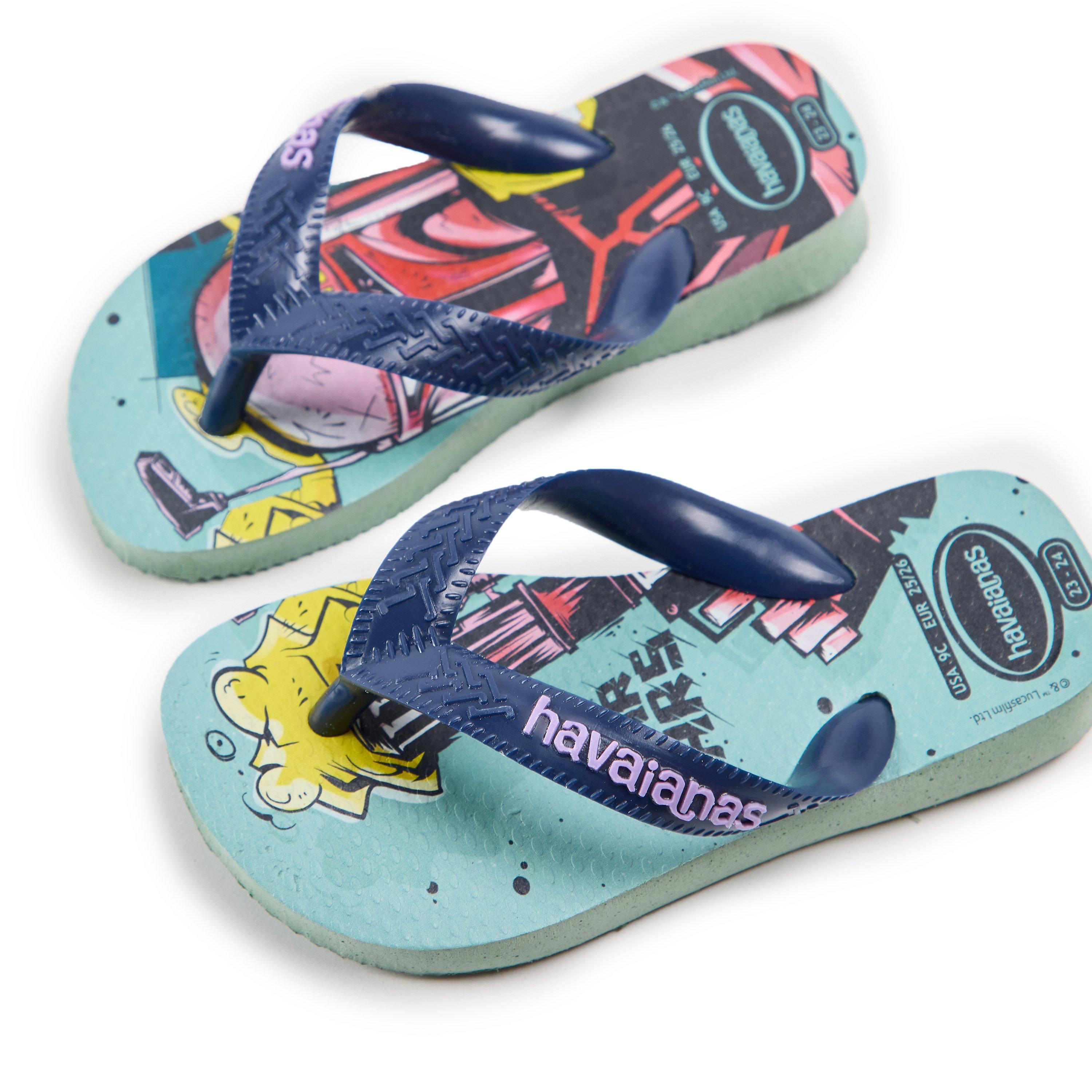 Clay/Navy Blue - Havaianas - Hav. Star Wars Clay/Navy Blue 23/24 Flip Flops Boys - 3
