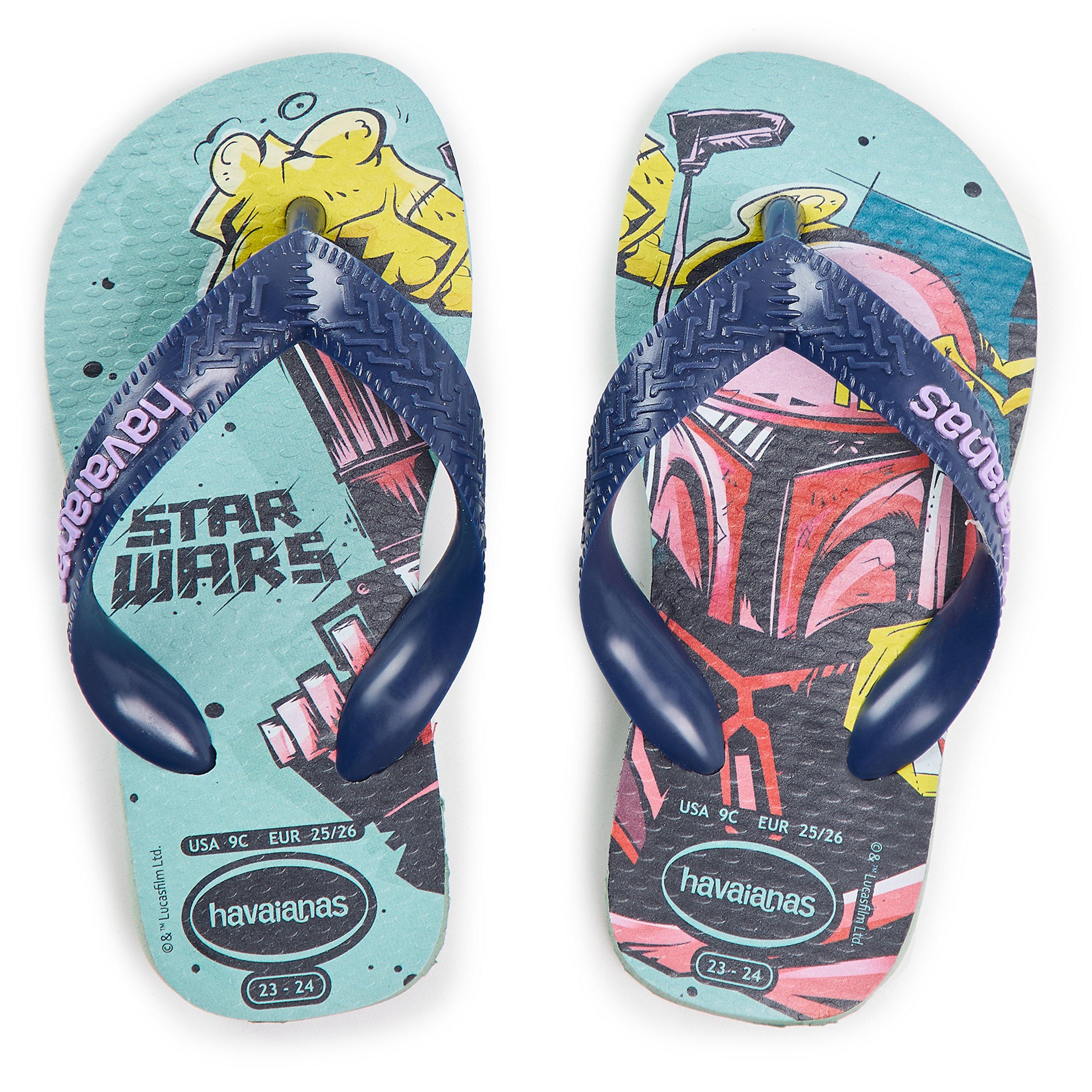 Clay/Navy Blue - Havaianas - Hav. Star Wars Clay/Navy Blue 23/24 Flip Flops Boys - 4